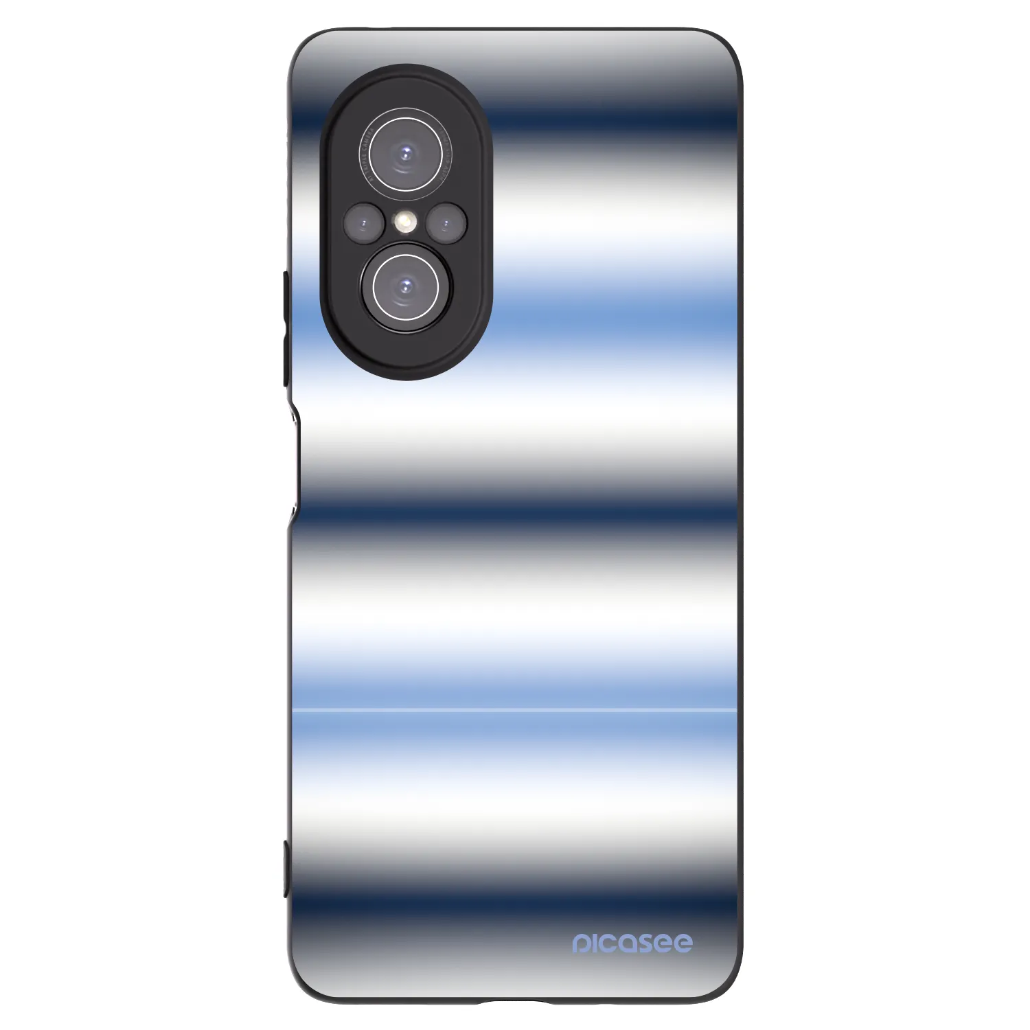 Picasee crna silikonska maskica za Huawei Nova 9 SE - Static Lines