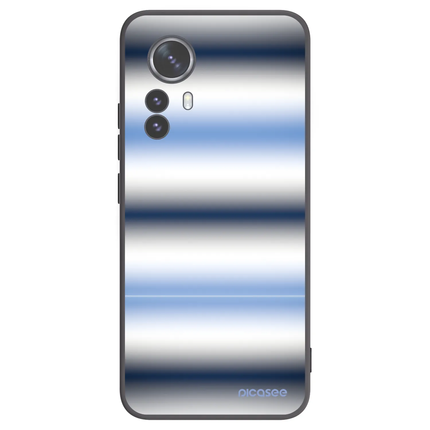 Picasee crna silikonska maskica za Xiaomi 12 Pro - Static Lines
