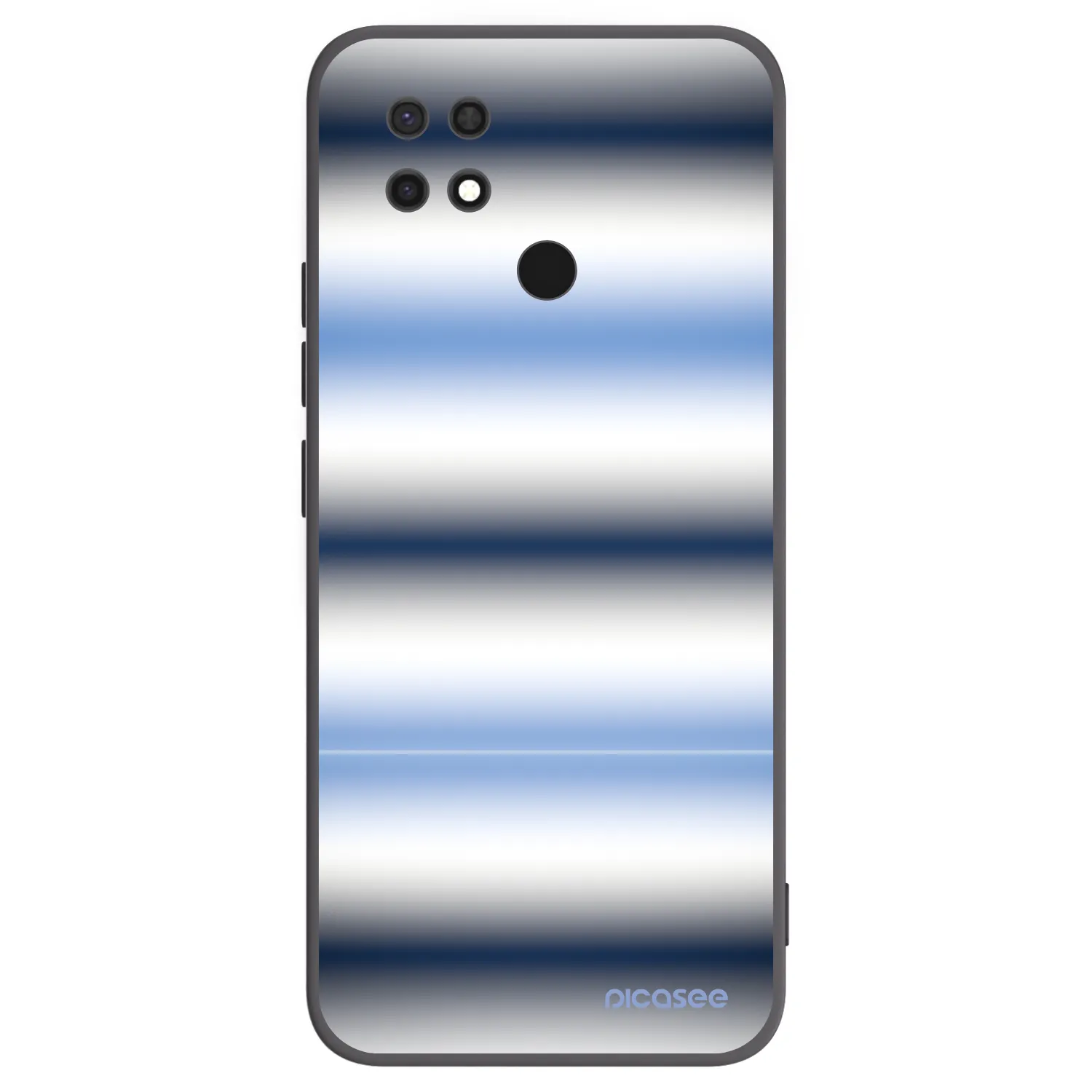 Picasee crna silikonska maskica za Xiaomi Redmi 10C - Static Lines
