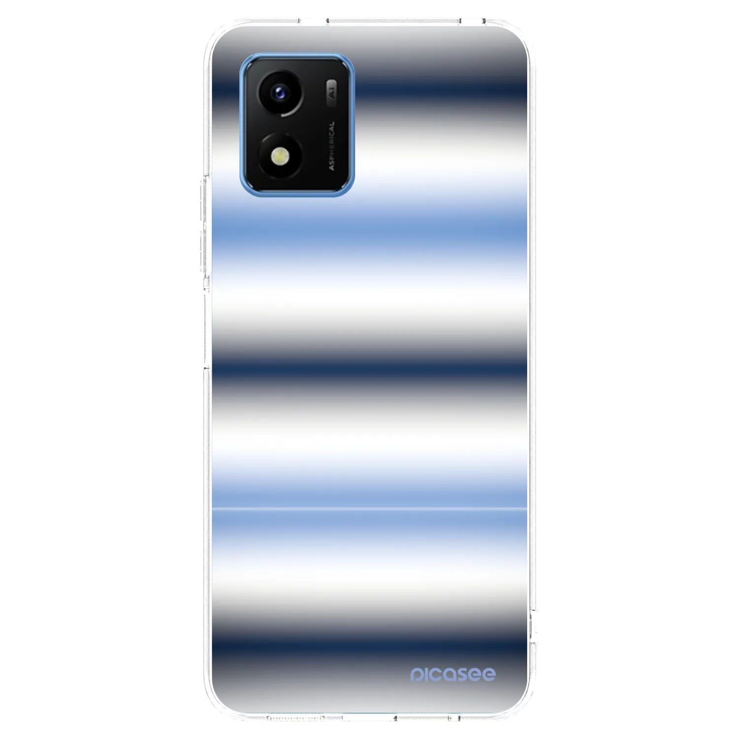 Picasee silikonska prozirna maskica za Vivo Y01 - Static Lines