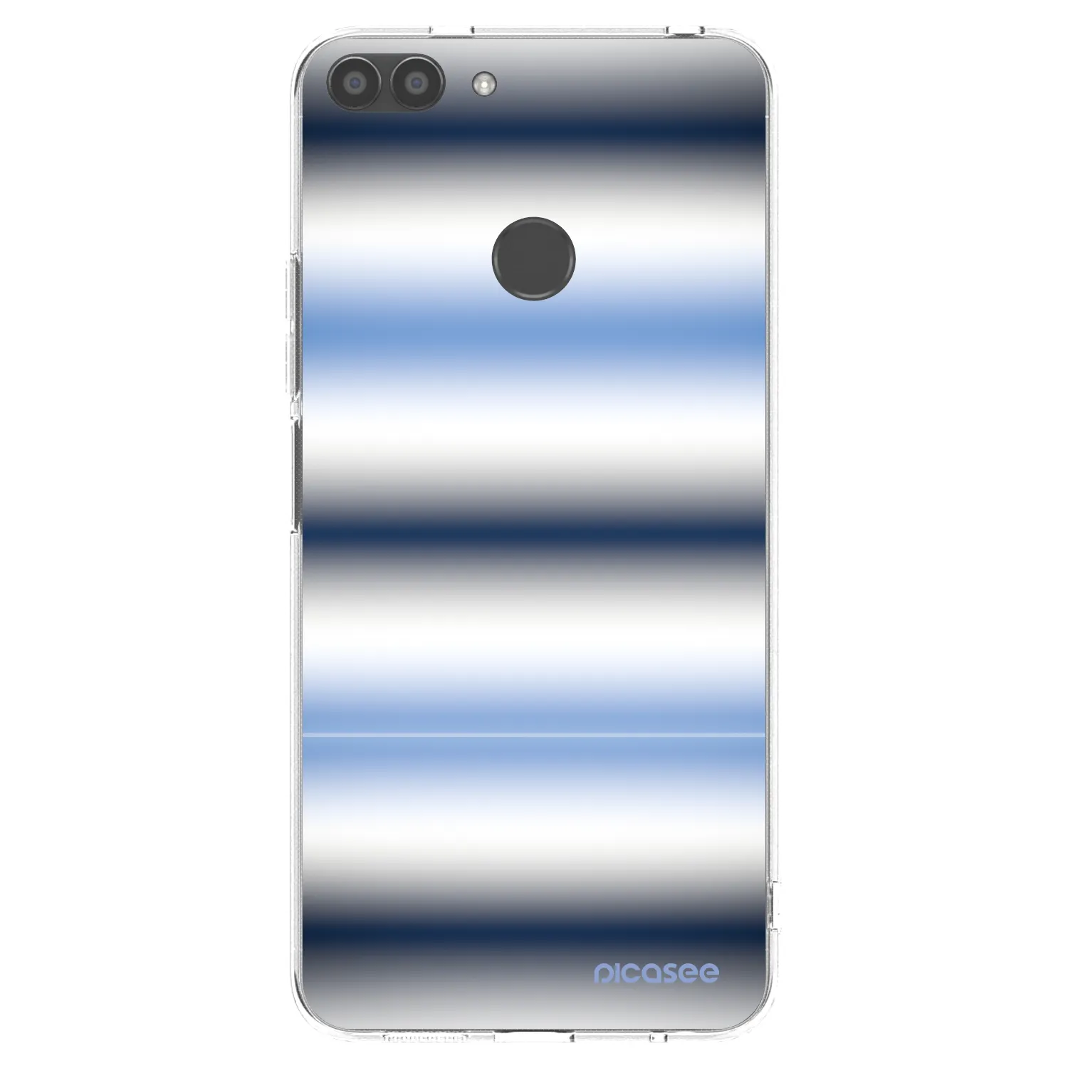 Picasee silikonska prozirna maskica za Huawei P Smart - Static Lines