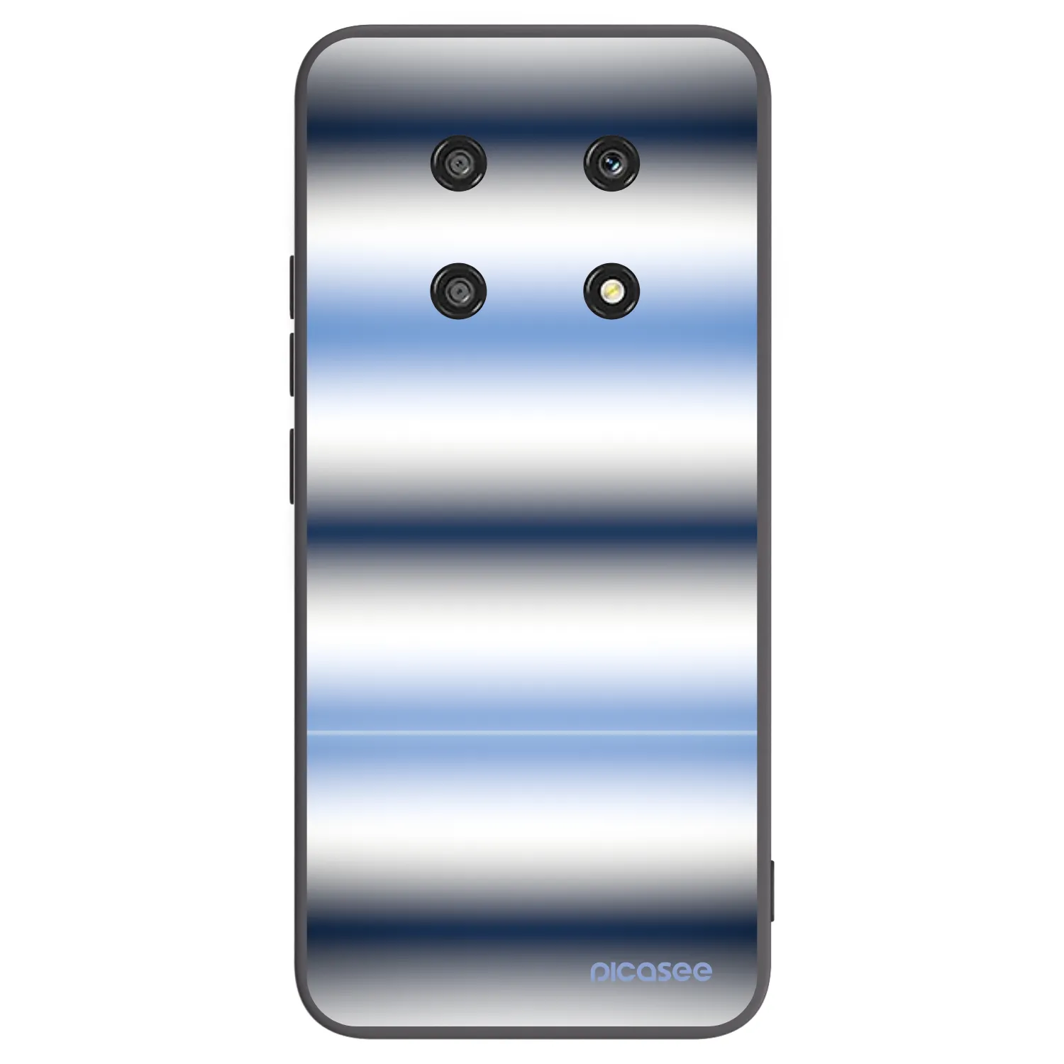 Picasee crna silikonska maskica za Honor Magic4 Lite 5G - Static Lines
