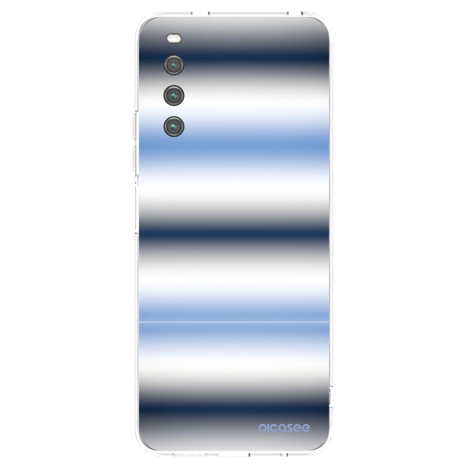 Picasee silikonska prozirna maskica za Sony Xperia 10 IV 5G - Static Lines