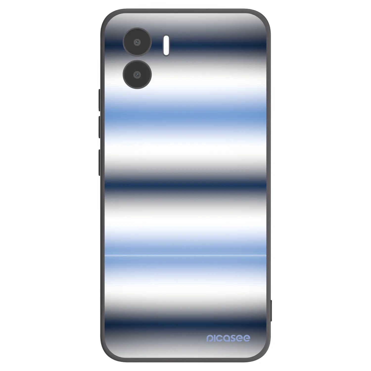 Picasee crna silikonska maskica za Xiaomi Redmi A1 - Static Lines