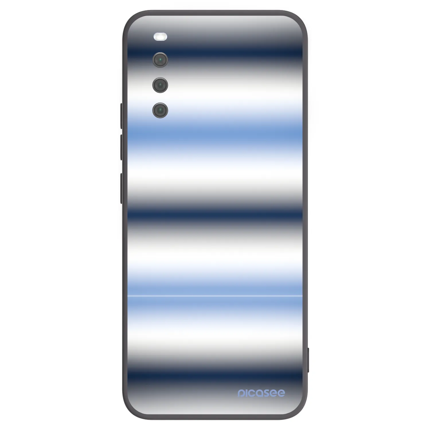 Picasee crna silikonska maskica za Sony Xperia 10 III - Static Lines