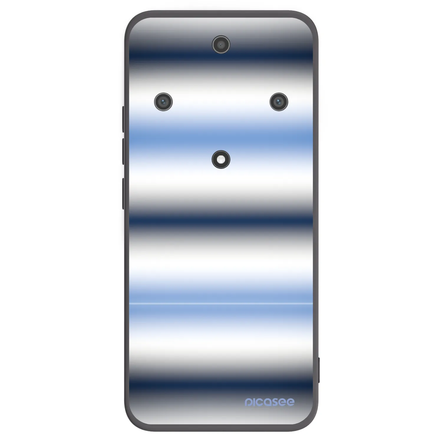 Picasee crna silikonska maskica za Honor Magic5 Lite 5G - Static Lines