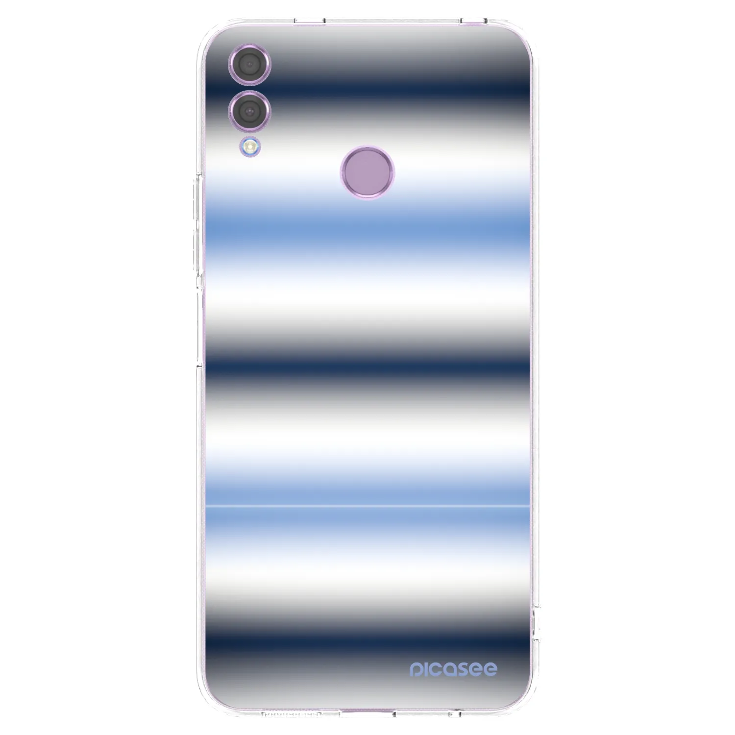 Picasee silikonska prozirna maskica za Honor 8X - Static Lines