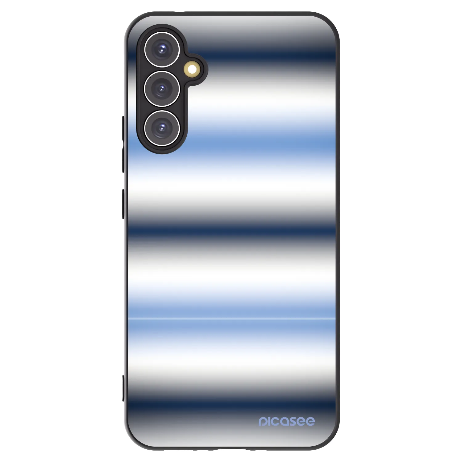 Picasee crna silikonska maskica za Samsung Galaxy A34 5G A346B - Static Lines