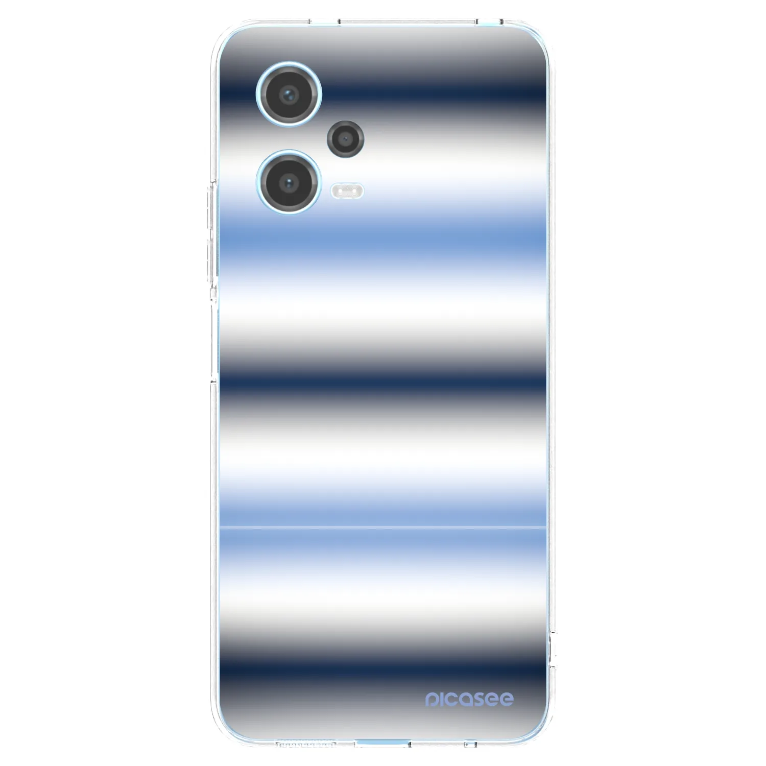 Picasee silikonska prozirna maskica za Xiaomi Redmi Note 12 5G - Static Lines