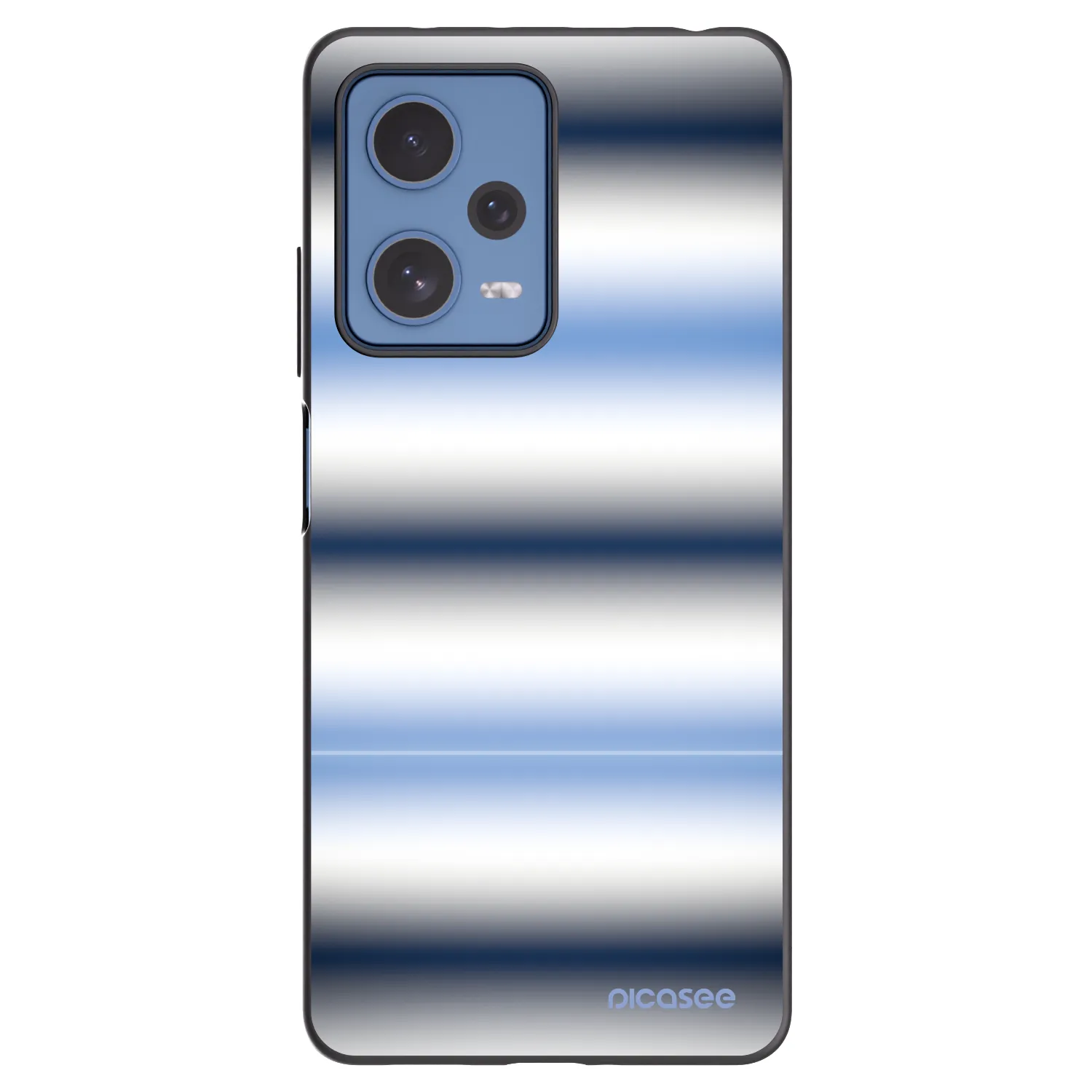 Picasee crna silikonska maskica za Xiaomi Redmi Note 12 Pro 5G - Static Lines