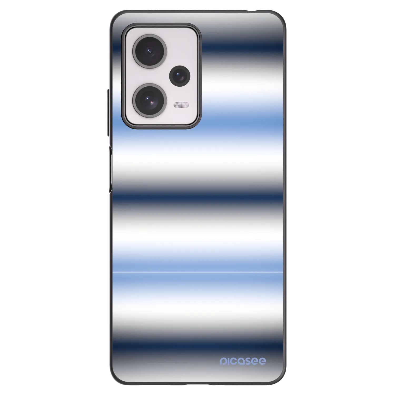 Picasee crna silikonska maskica za Xiaomi Redmi Note 12 Pro+ 5G - Static Lines