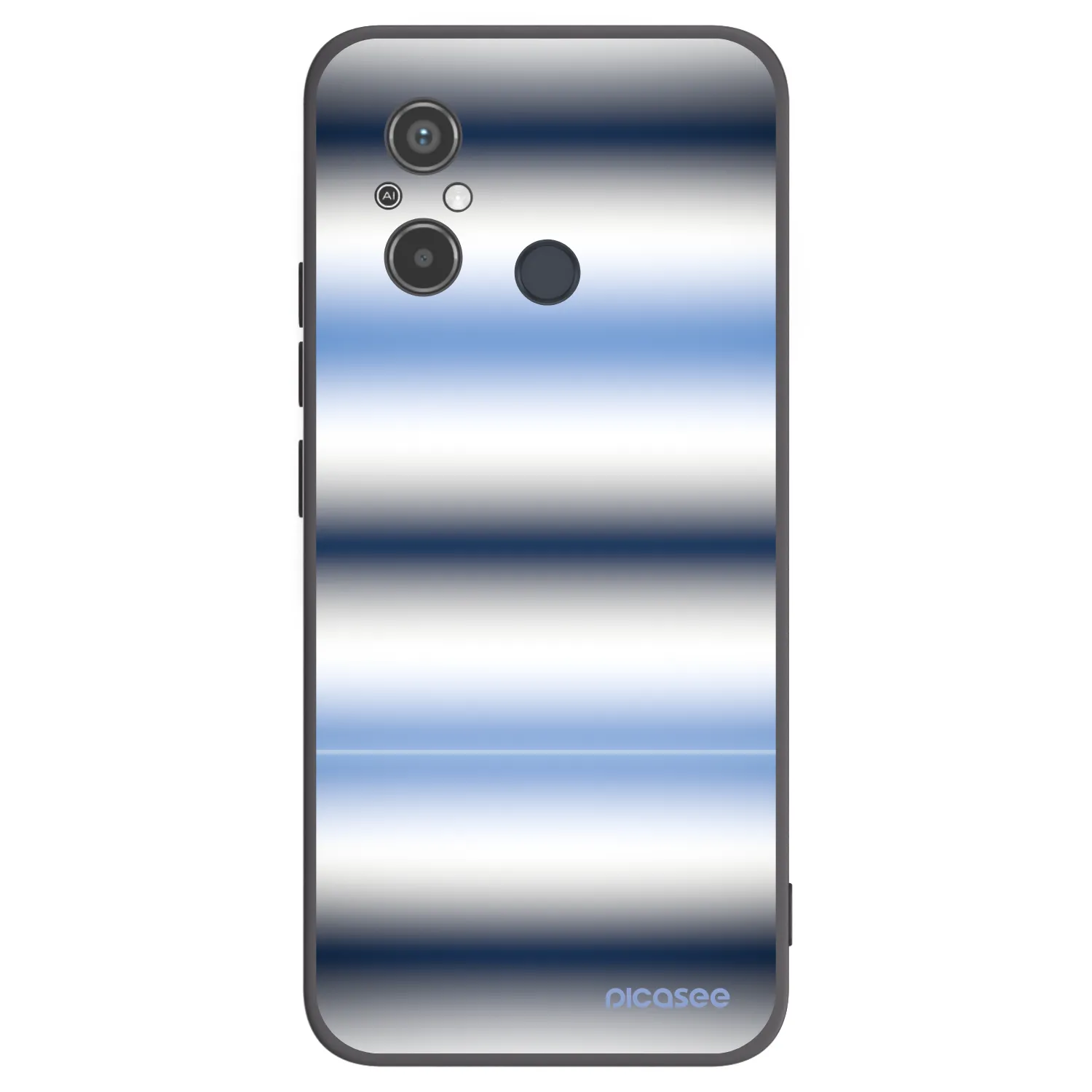Picasee crna silikonska maskica za Xiaomi Redmi 12C - Static Lines
