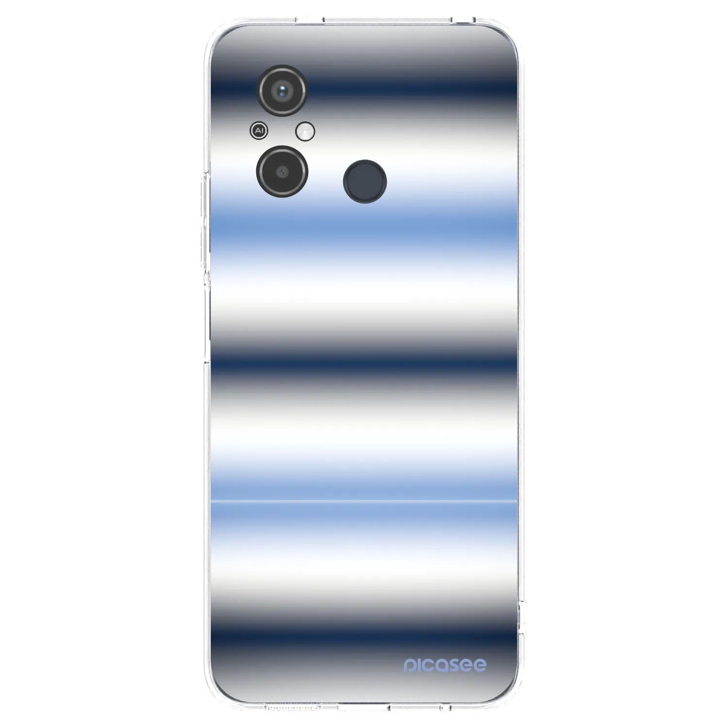 Picasee silikonska prozirna maskica za Xiaomi Redmi 12C - Static Lines