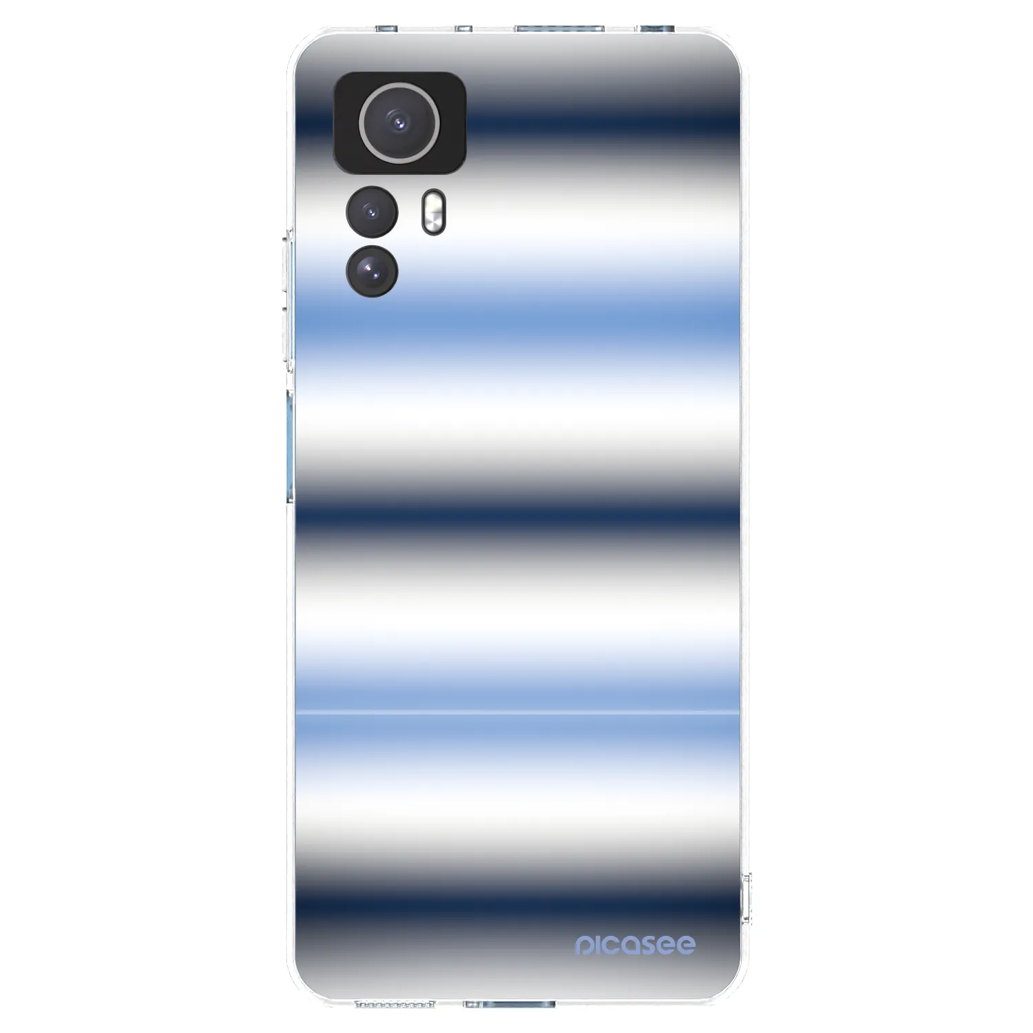 Picasee silikonska prozirna maskica za Xiaomi Redmi Note 12S - Static Lines