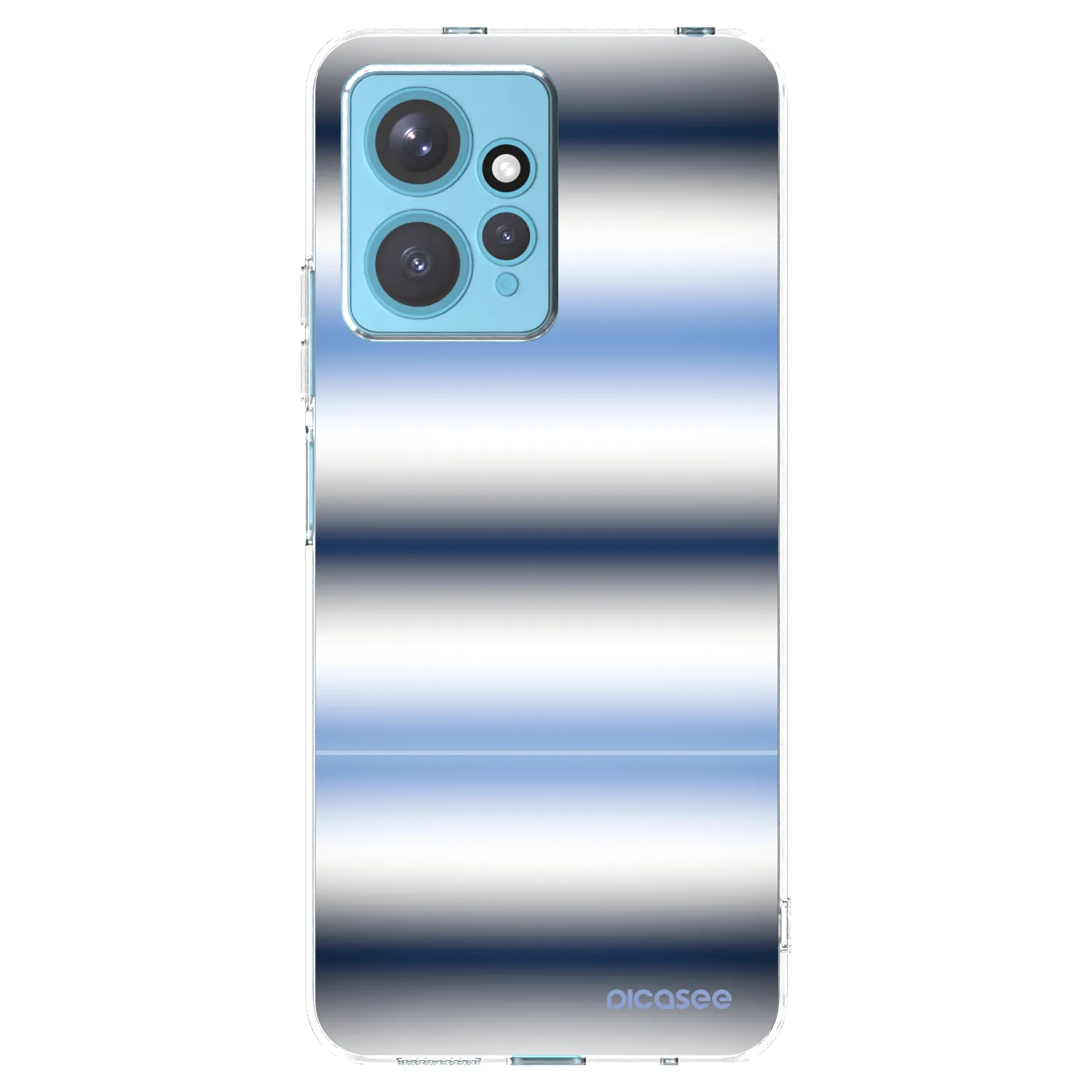 Picasee silikonska prozirna maskica za Xiaomi Redmi Note 12 4G - Static Lines
