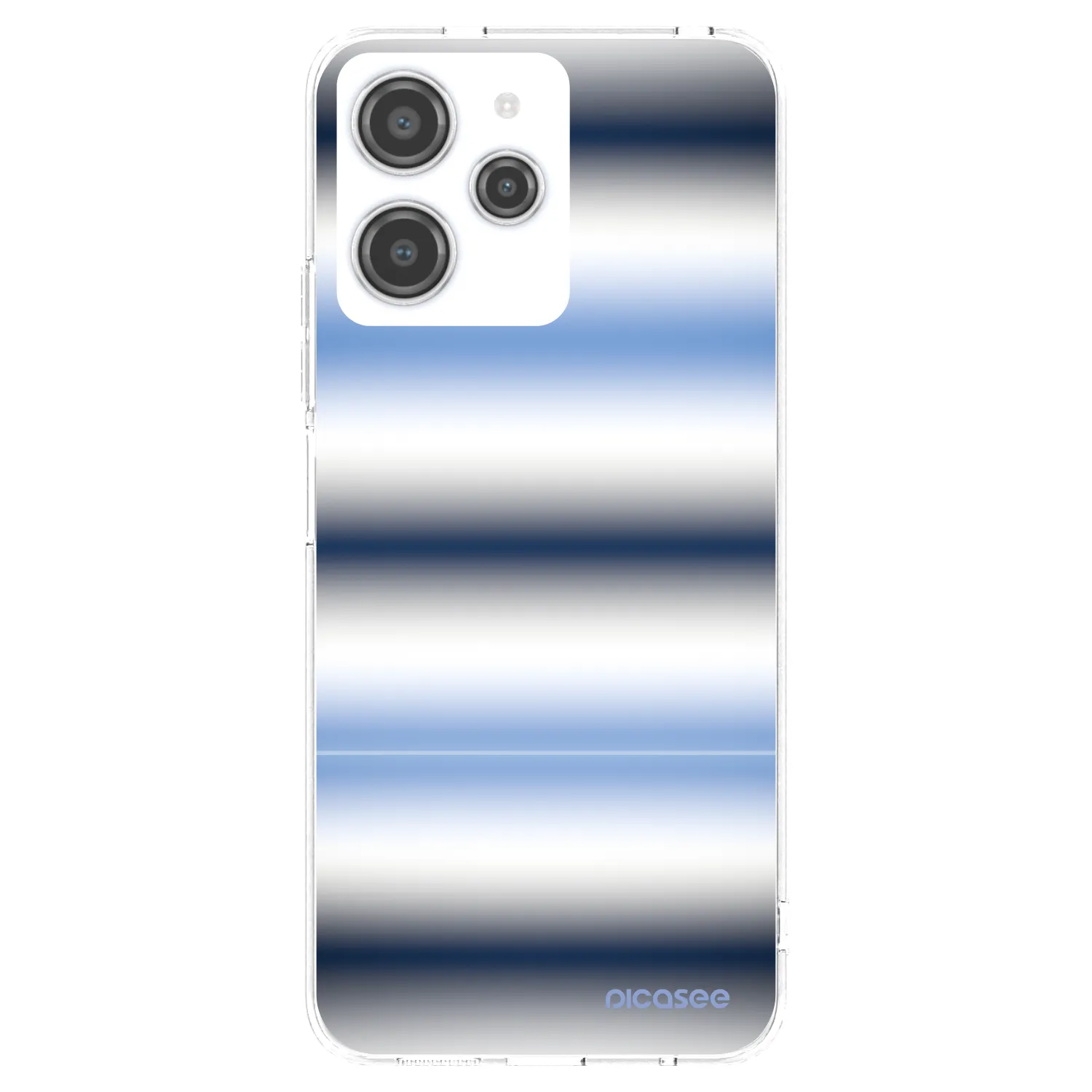 Picasee silikonska prozirna maskica za Xiaomi Redmi 12 4G - Static Lines