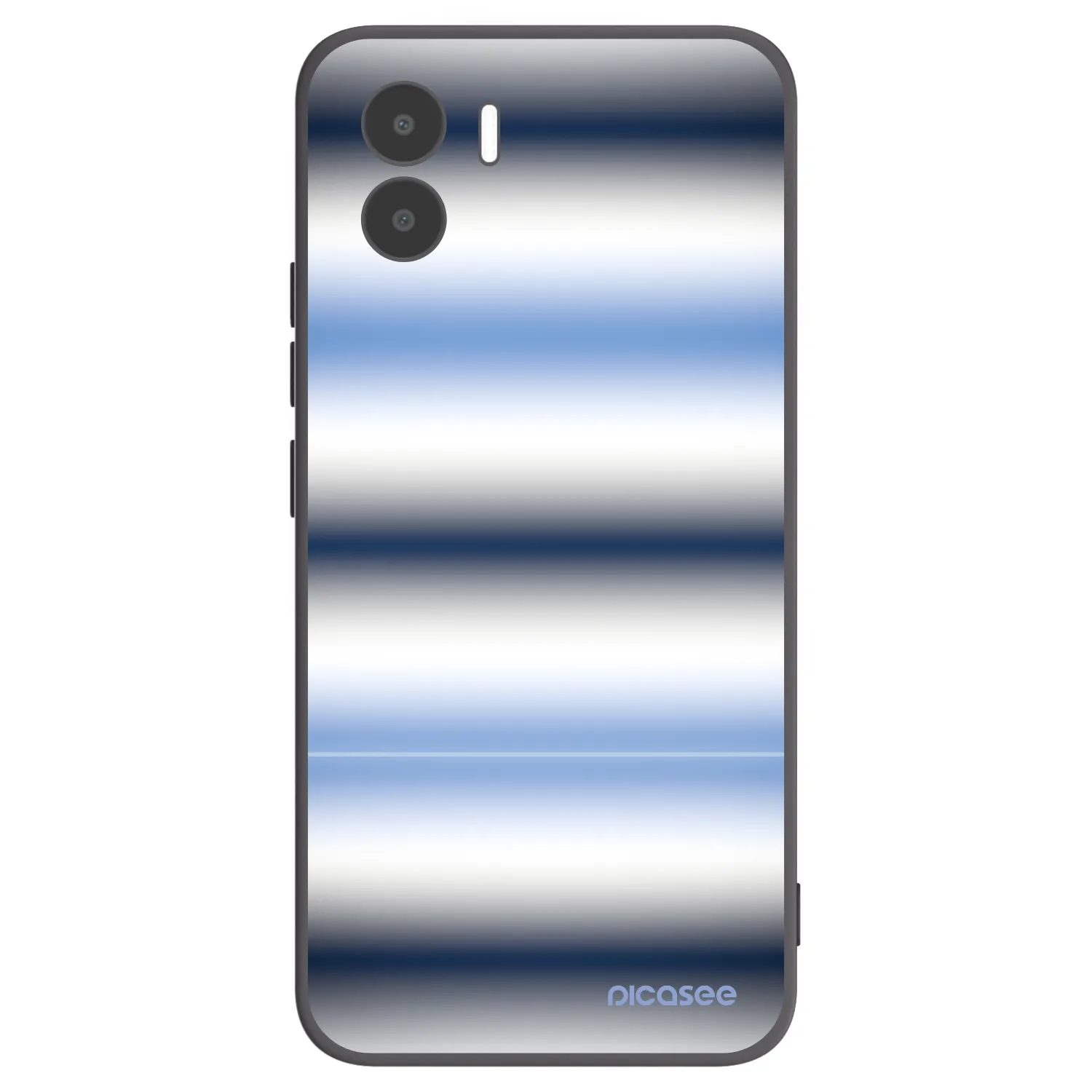 Picasee crna silikonska maskica za Xiaomi Redmi A2 - Static Lines