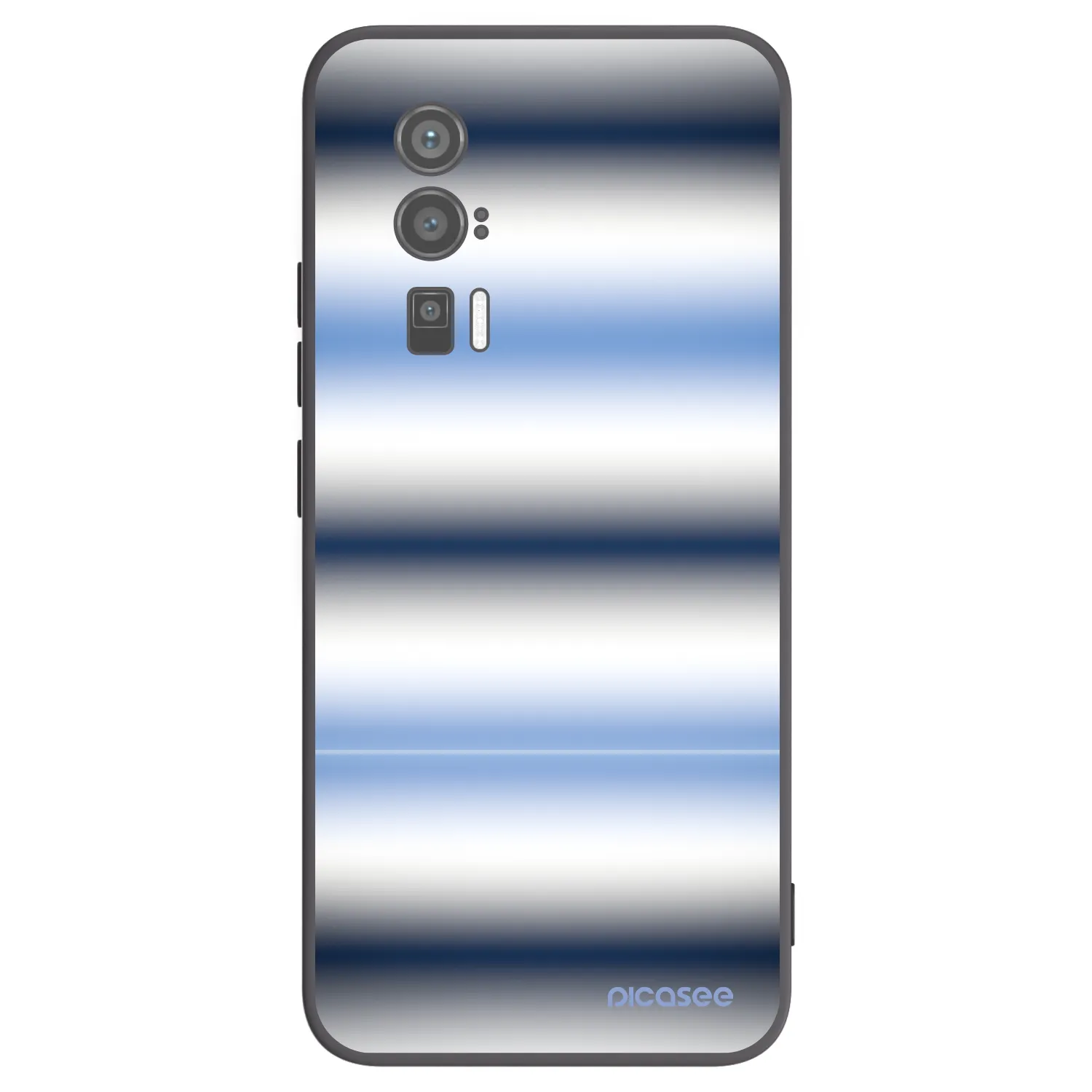 Picasee crna silikonska maskica za Xiaomi Poco F5 Pro 5G - Static Lines