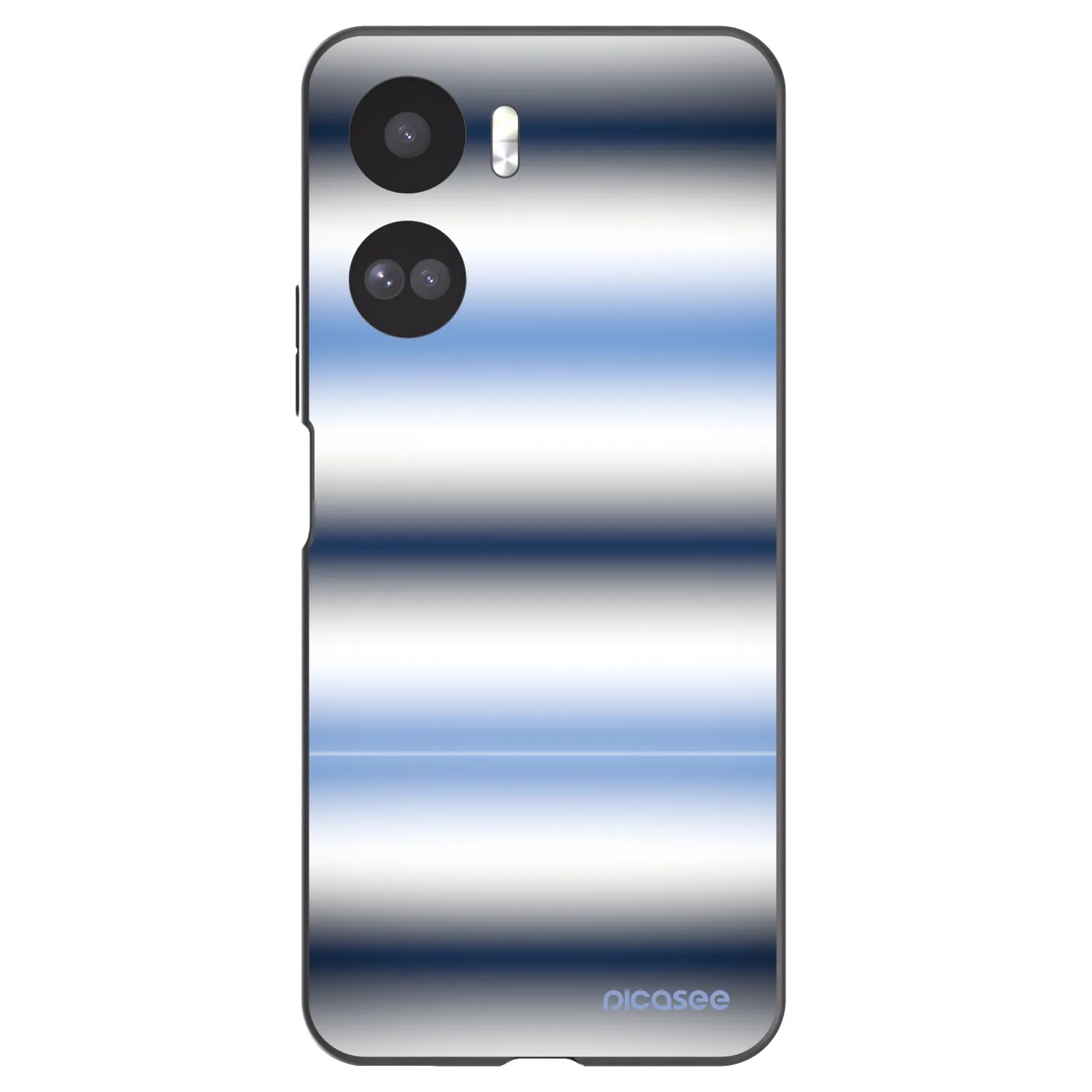 Picasee crna silikonska maskica za Honor 90 Lite 5G - Static Lines
