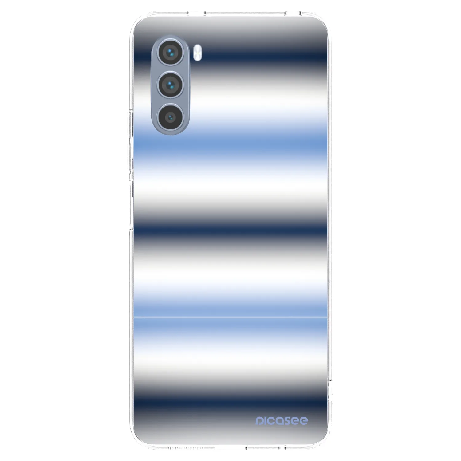 Picasee silikonska prozirna maskica za Motorola Moto G62 - Static Lines
