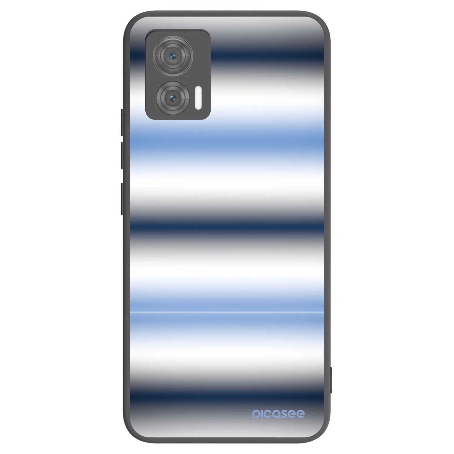 Picasee crna silikonska maskica za Motorola Edge 30 Neo - Static Lines
