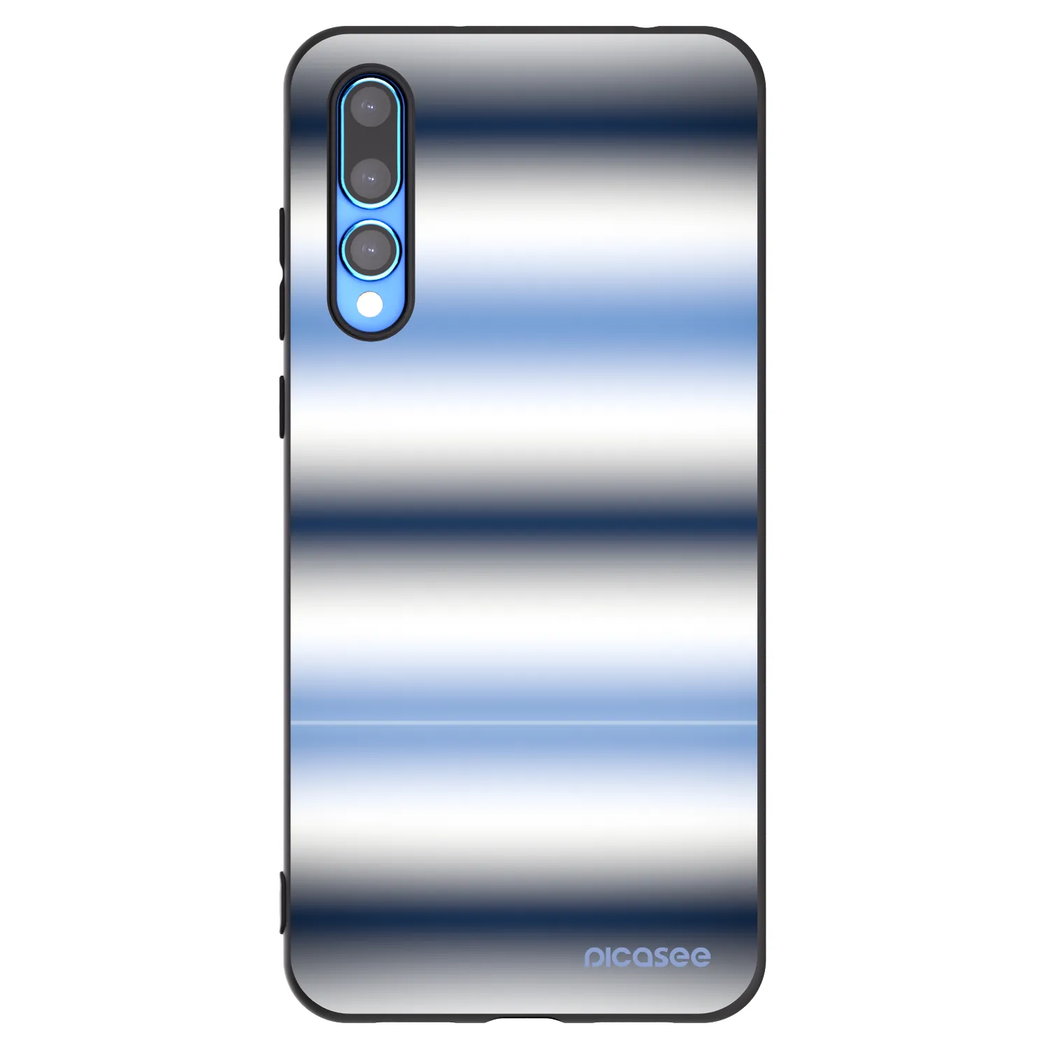 Picasee crna silikonska maskica za Huawei P20 Pro - Static Lines