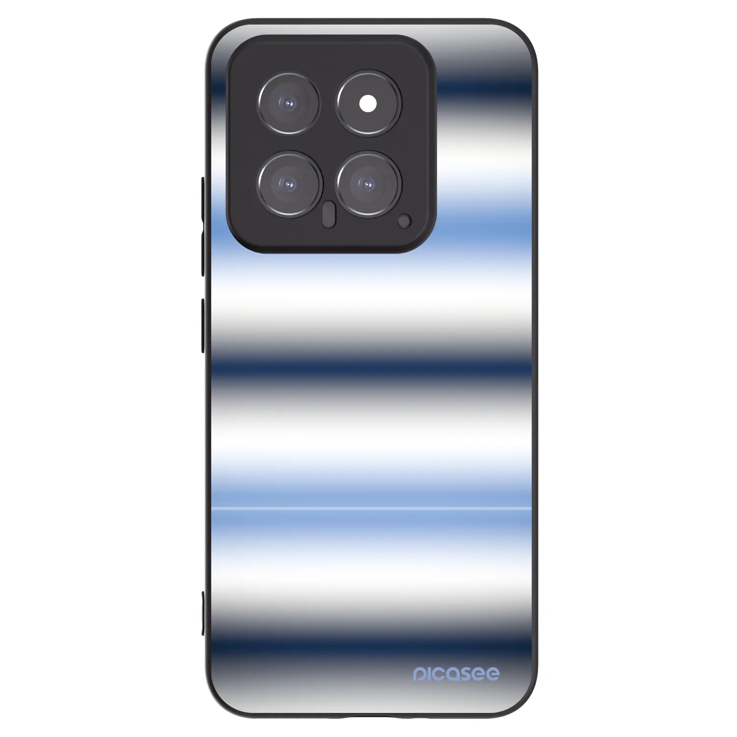 Picasee crna silikonska maskica za Xiaomi 14 - Static Lines