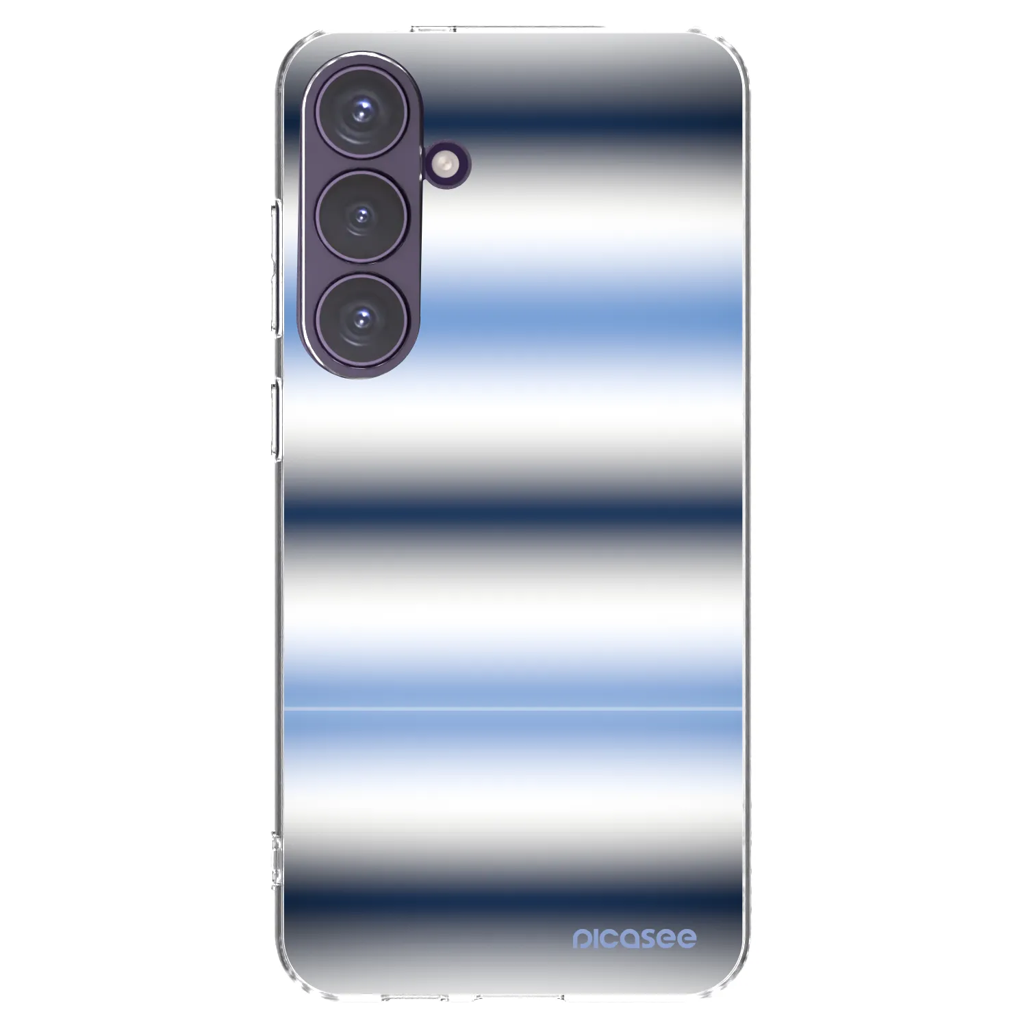 Picasee silikonska prozirna maskica za Samsung Galaxy S24+ S926B 5G - Static Lines