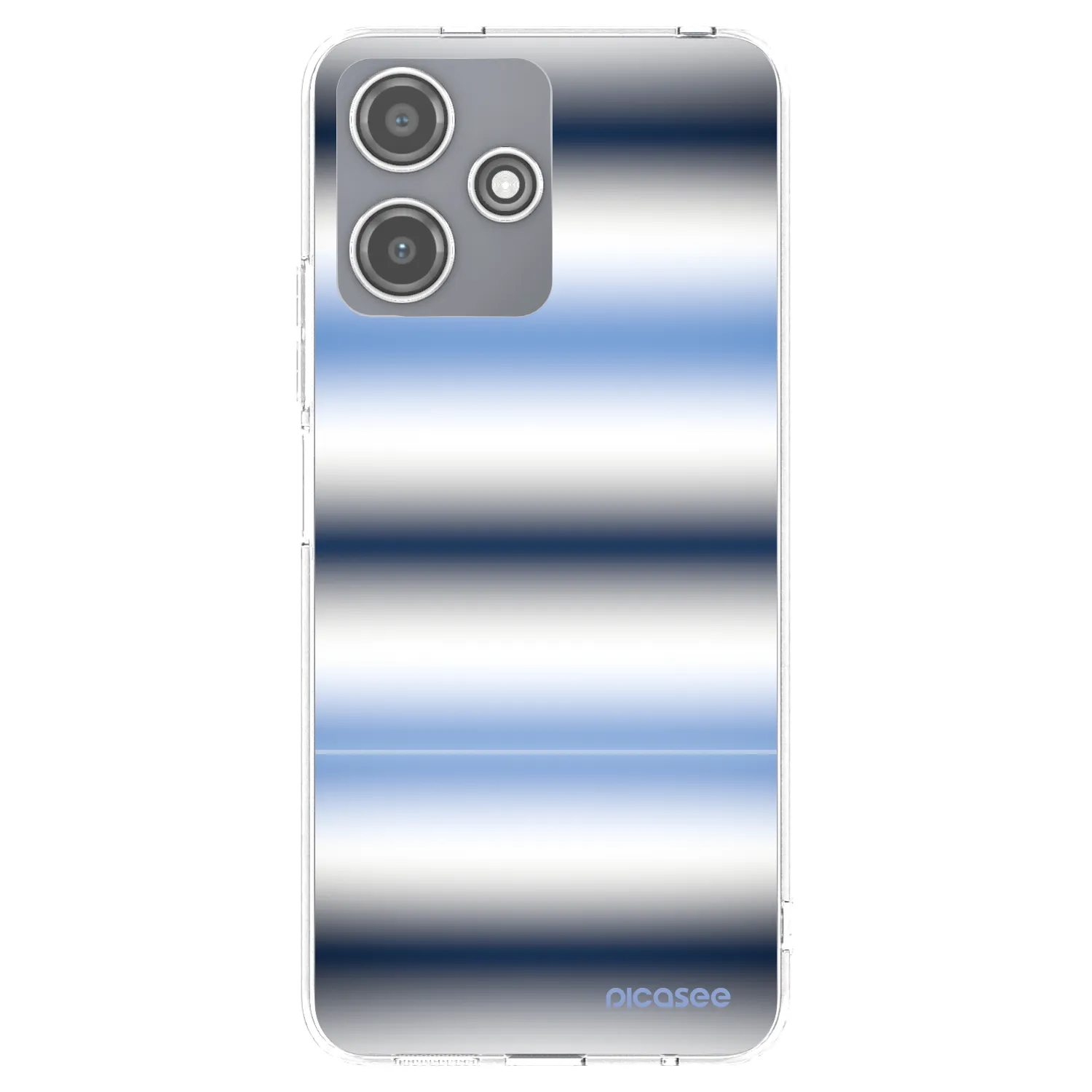 Picasee silikonska prozirna maskica za Xiaomi Redmi 12 5G - Static Lines