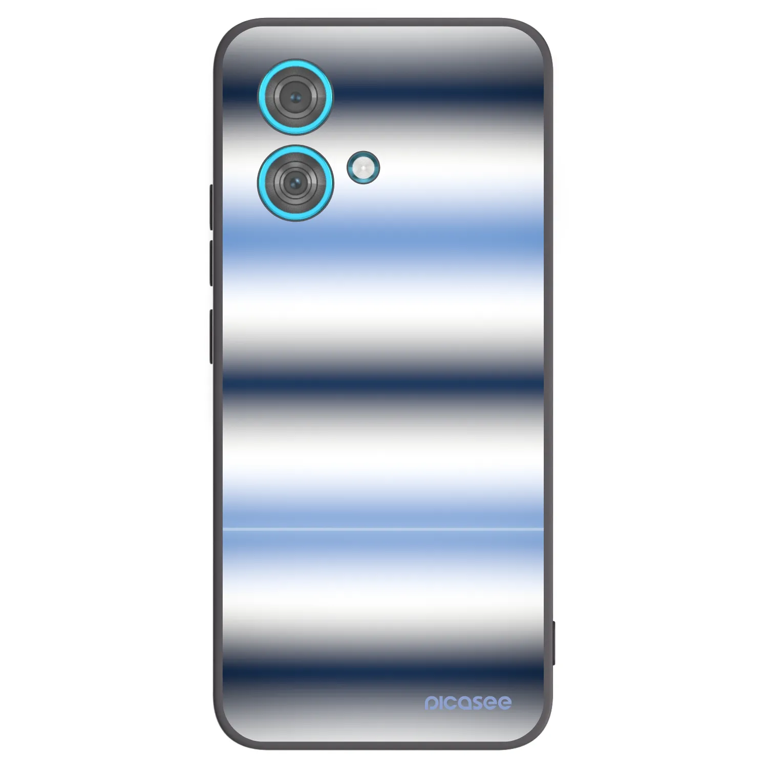 Picasee crna silikonska maskica za Motorola Edge 40 Neo - Static Lines