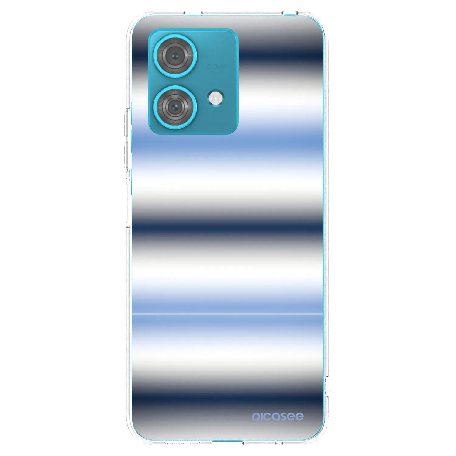 Picasee silikonska prozirna maskica za Motorola Edge 40 Neo - Static Lines