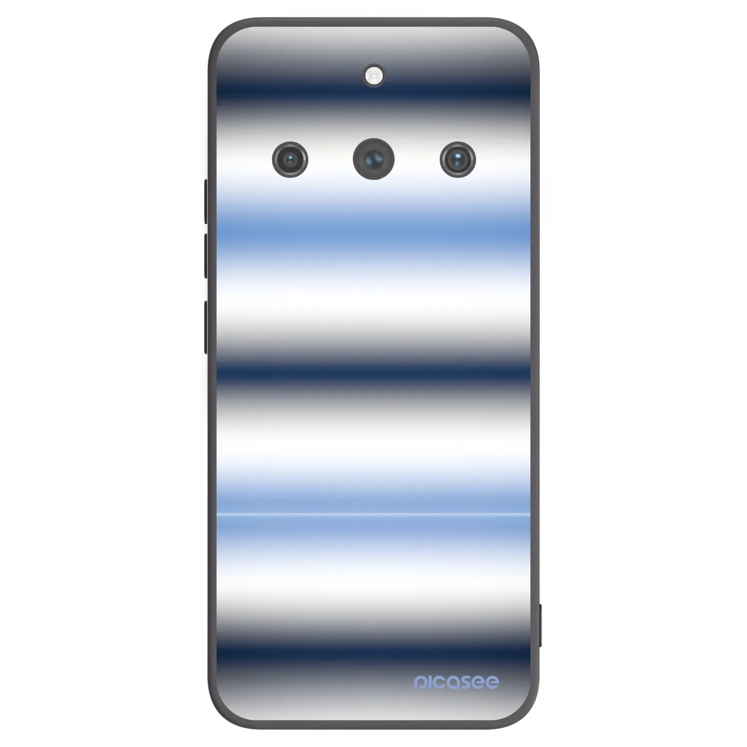 Picasee crna silikonska maskica za Realme 11 Pro+ - Static Lines