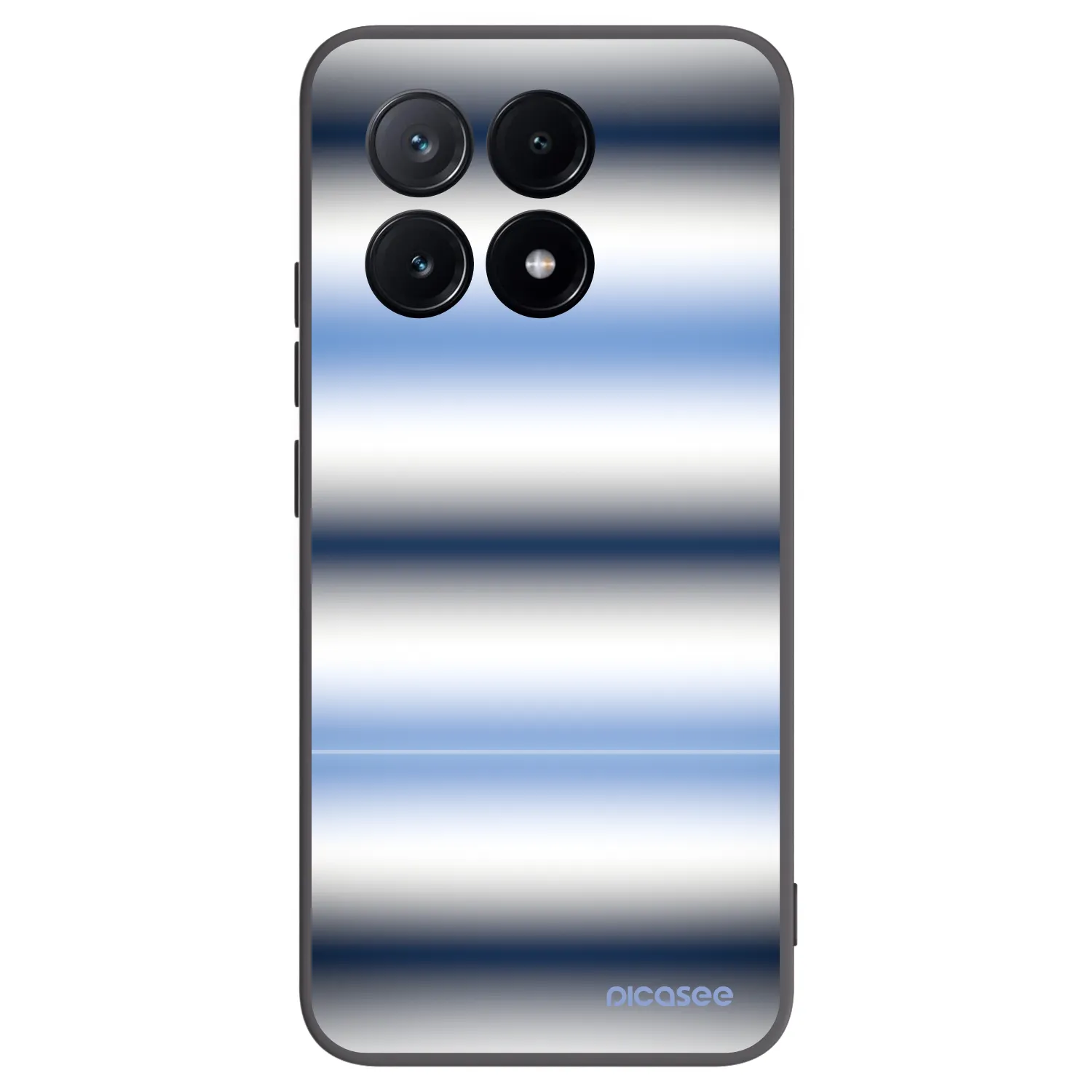 Picasee crna silikonska maskica za Xiaomi Poco X6 Pro - Static Lines