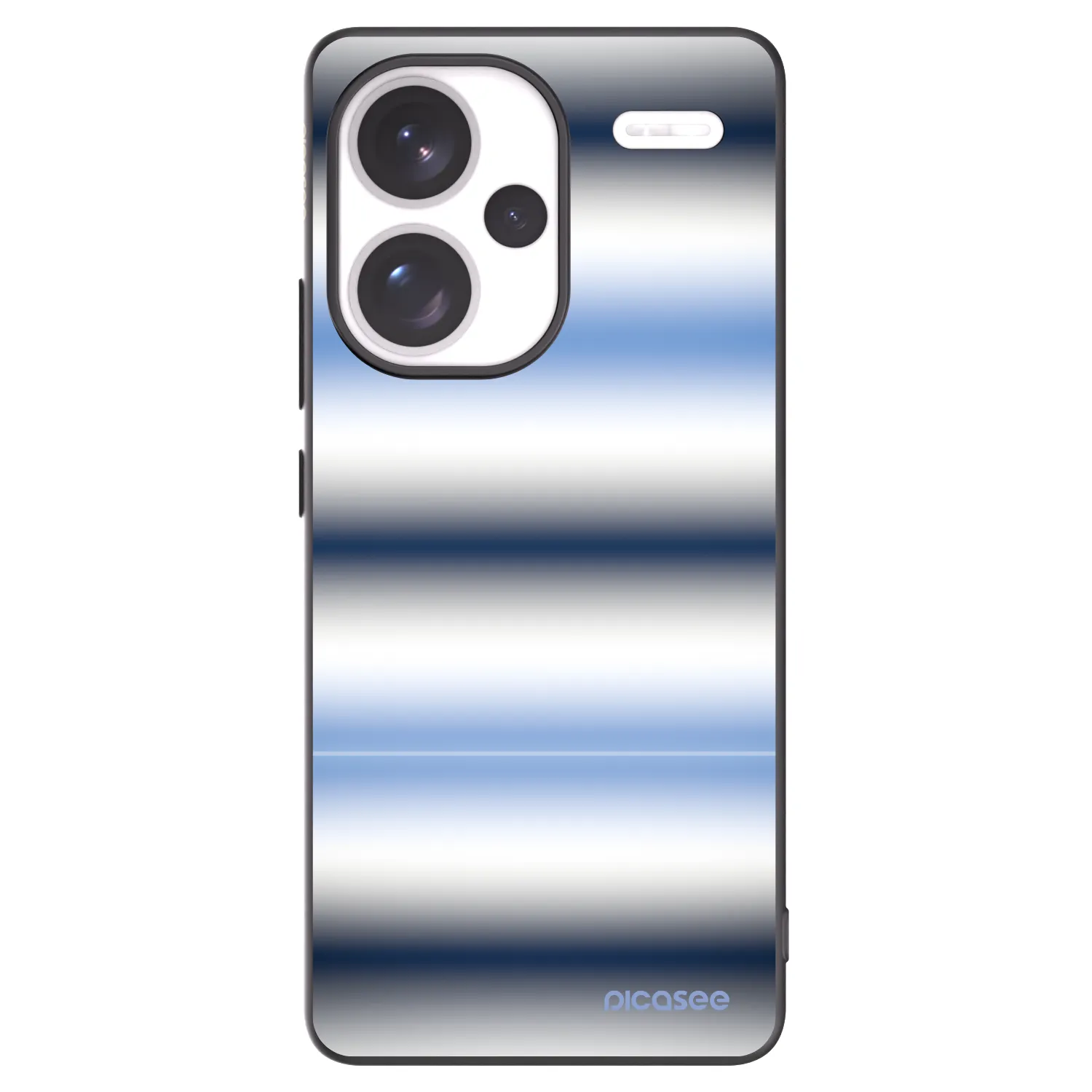 Picasee crna silikonska maskica za Xiaomi Redmi Note 13 Pro+ 5G - Static Lines