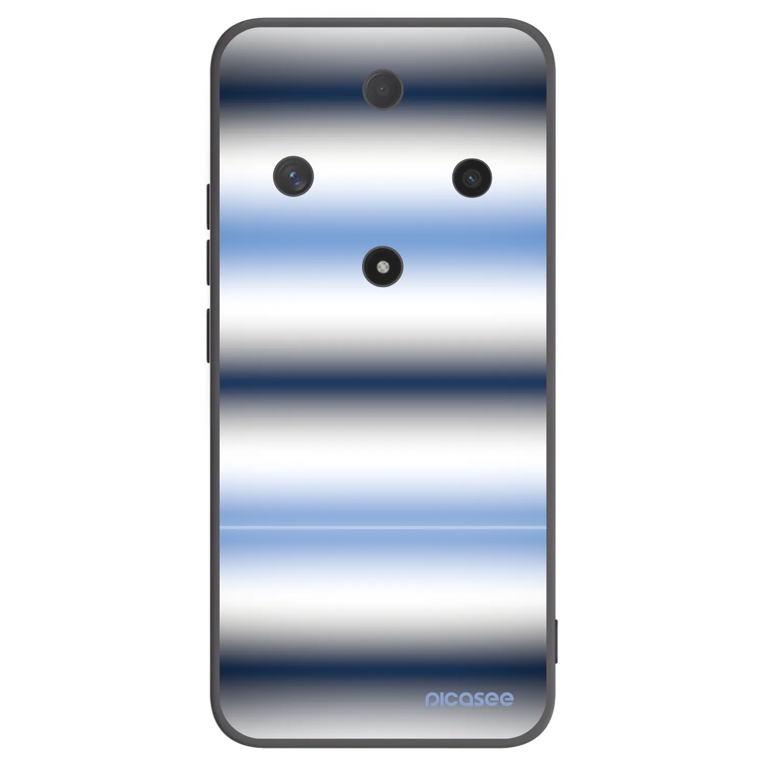 Picasee crna silikonska maskica za Honor Magic6 Lite 5G - Static Lines