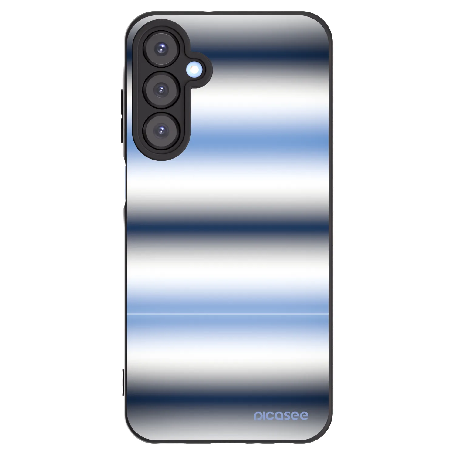 Picasee crna silikonska maskica za Samsung Galaxy A25 A256B 5G - Static Lines