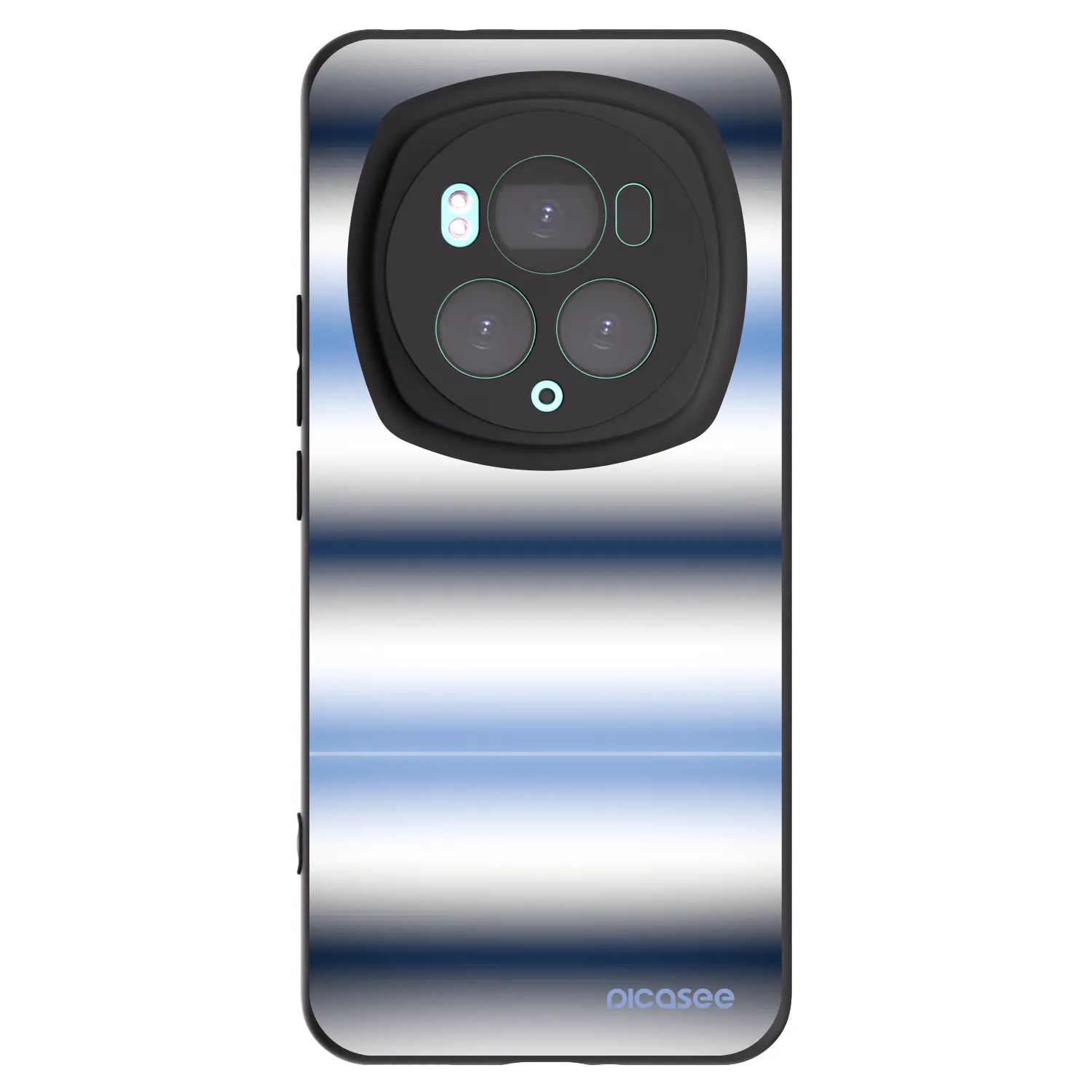 Picasee crna silikonska maskica za Honor Magic6 Pro - Static Lines