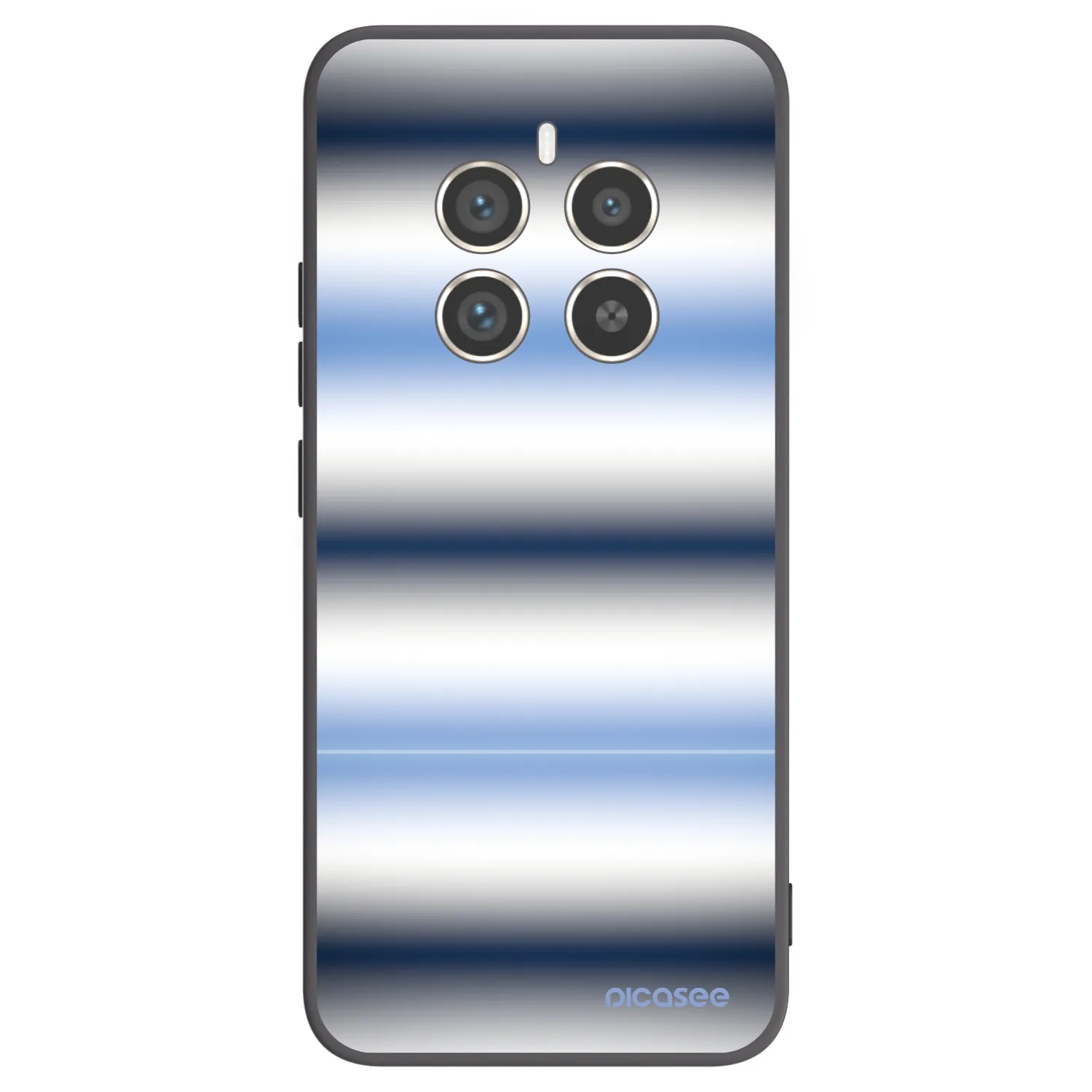 Picasee crna silikonska maskica za Realme 12 Pro 5G - Static Lines