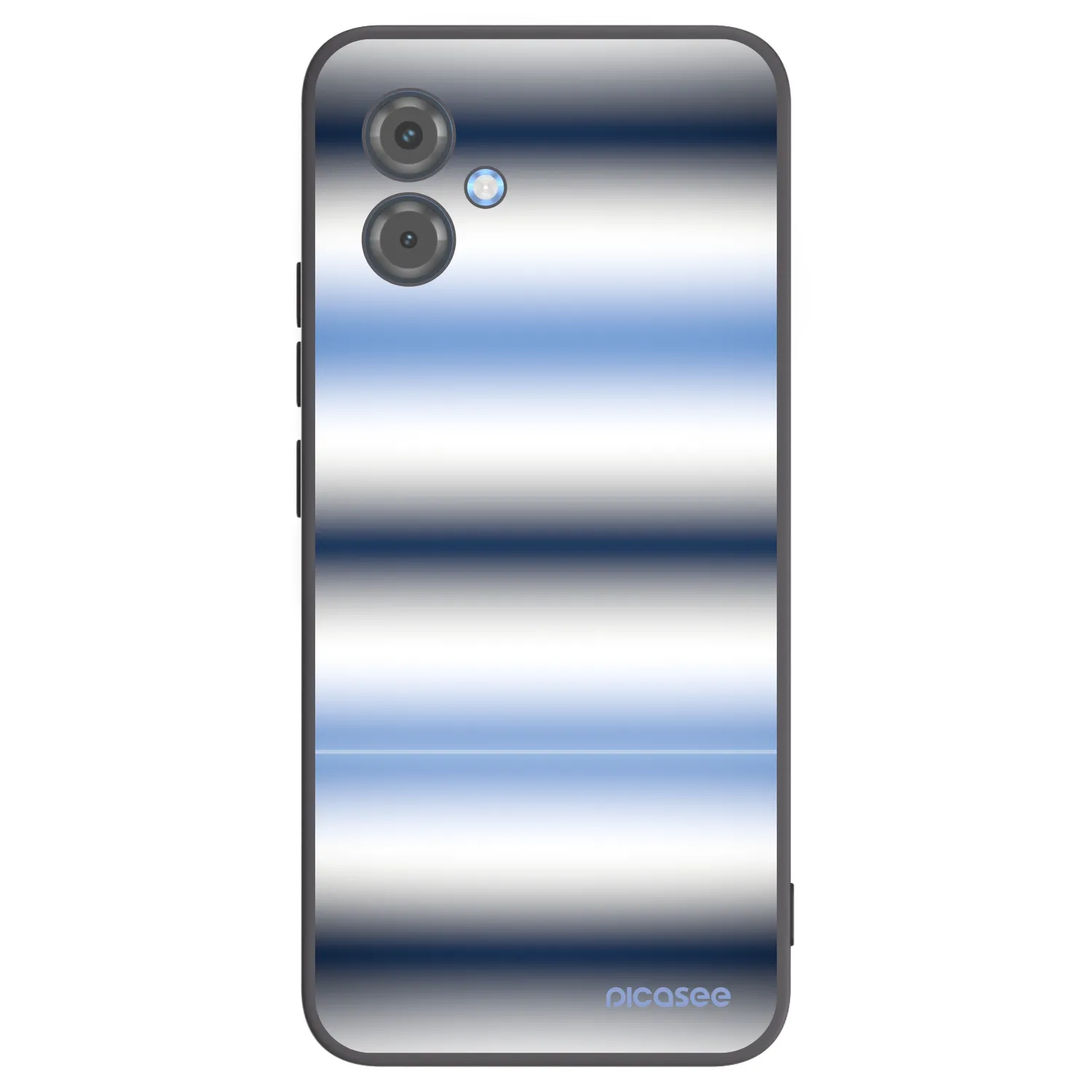 Picasee crna silikonska maskica za Motorola Moto G14 - Static Lines