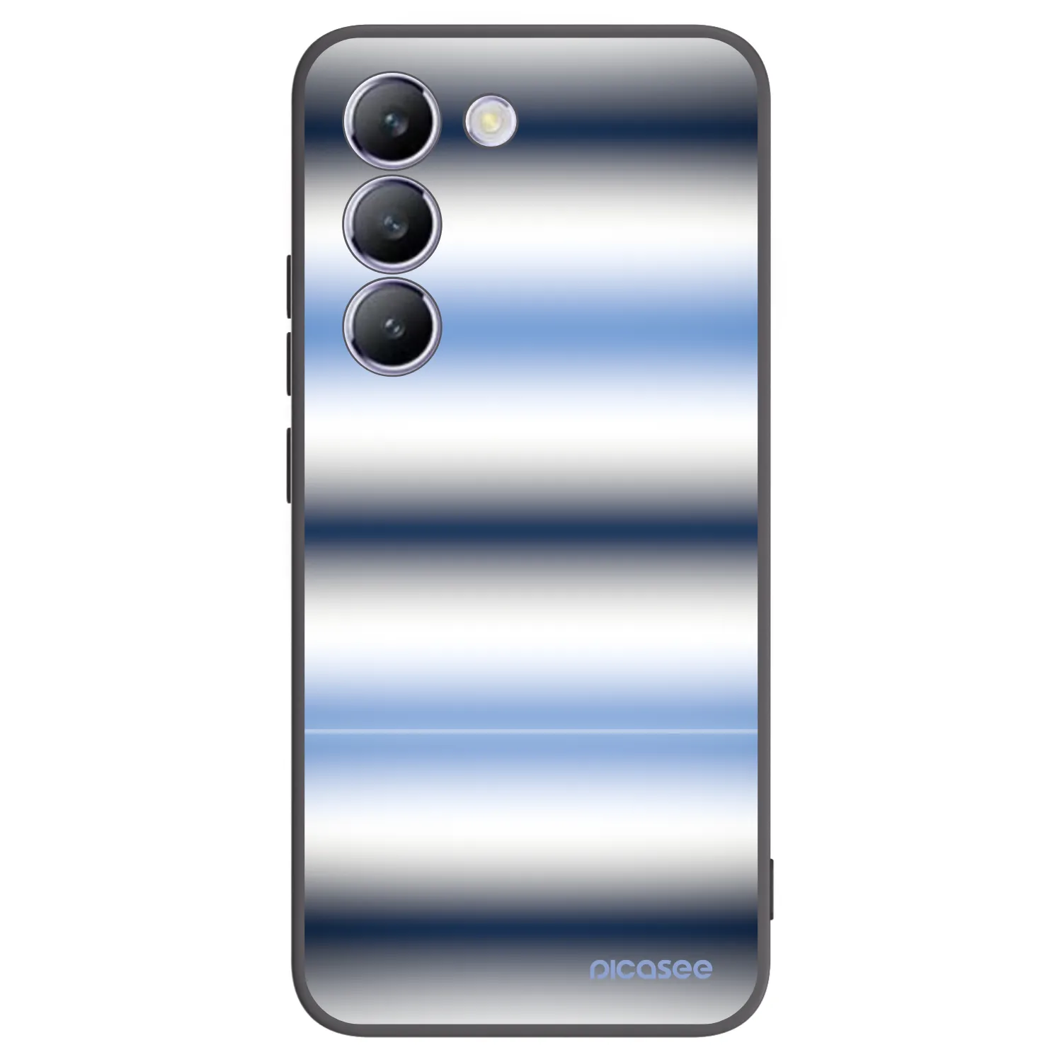 Picasee crna silikonska maskica za Vivo V40 SE 5G - Static Lines