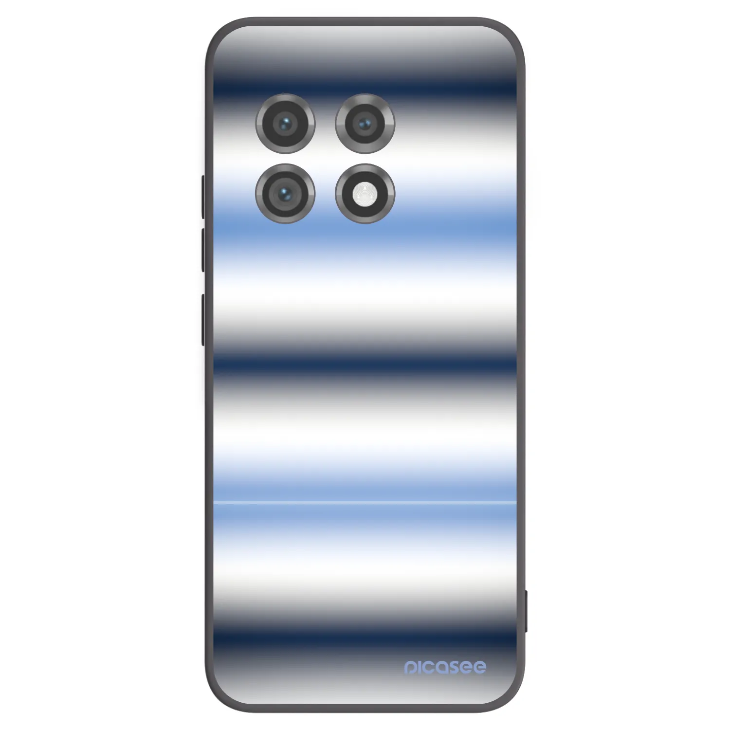 Picasee crna silikonska maskica za OnePlus 11 5G - Static Lines