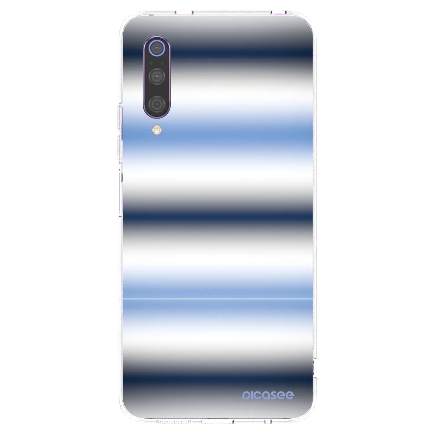 Picasee silikonska prozirna maskica za Xiaomi Mi 9 - Static Lines