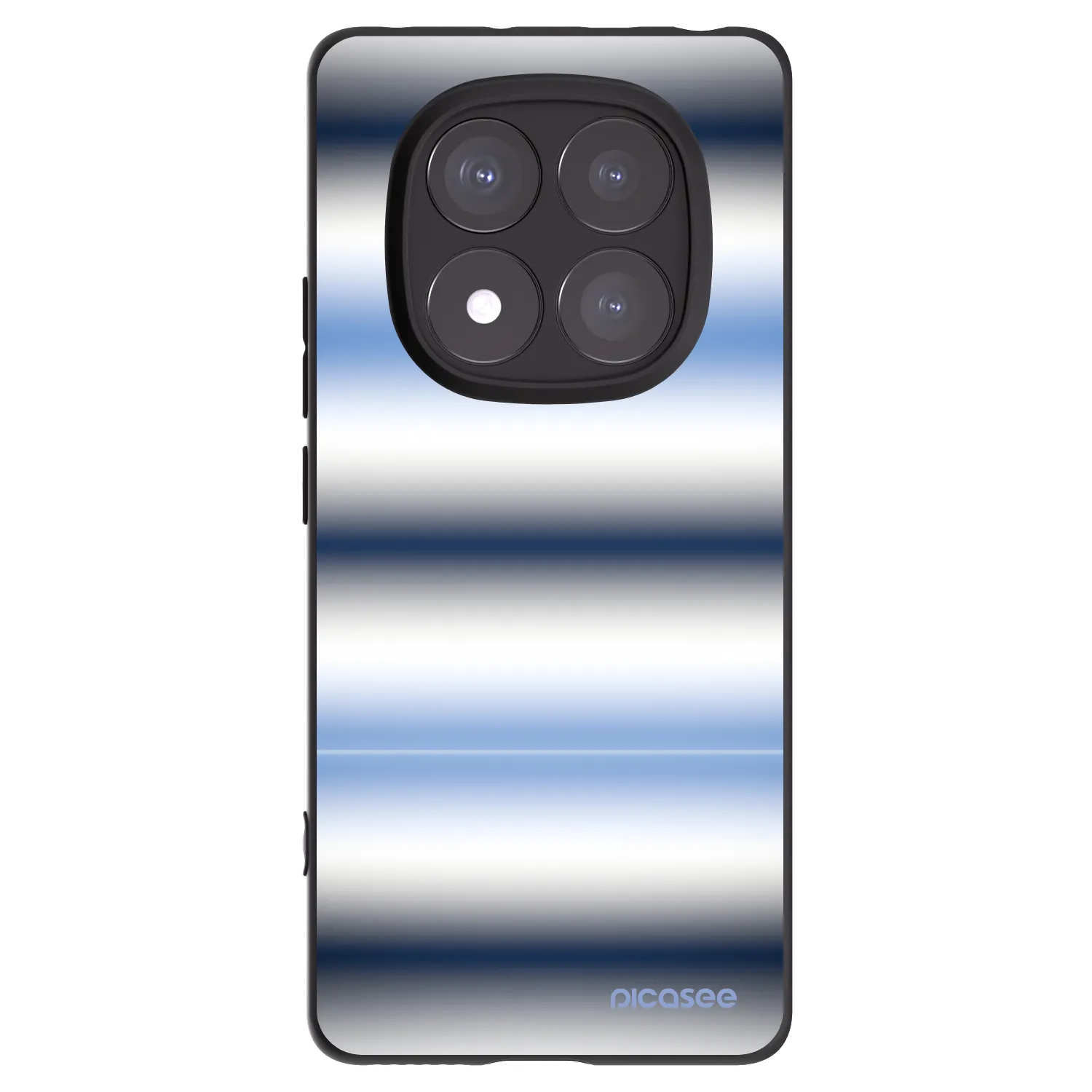 Picasee crna silikonska maskica za Xiaomi Redmi Note 14 Pro+ 5G - Static Lines