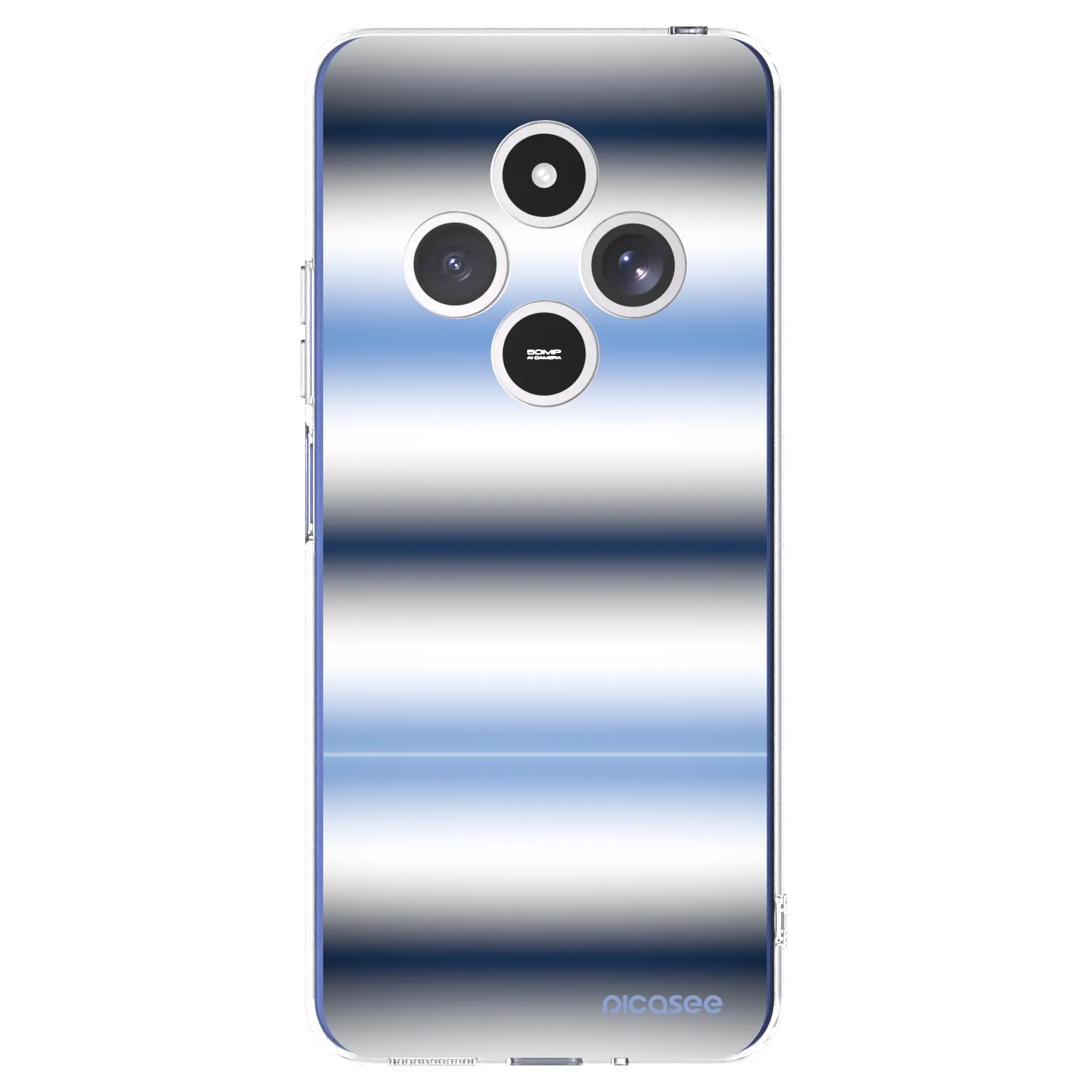 Picasee silikonska prozirna maskica za Xiaomi Redmi 14C - Static Lines