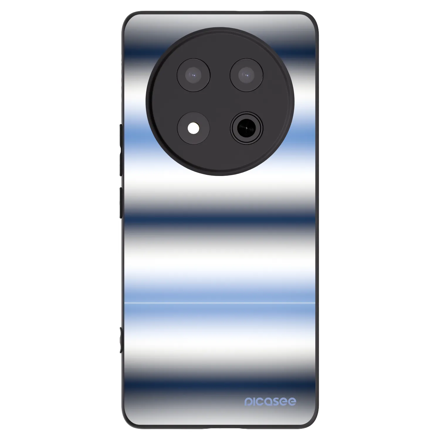 Picasee crna silikonska maskica za Honor Magic7 Lite 5G - Static Lines
