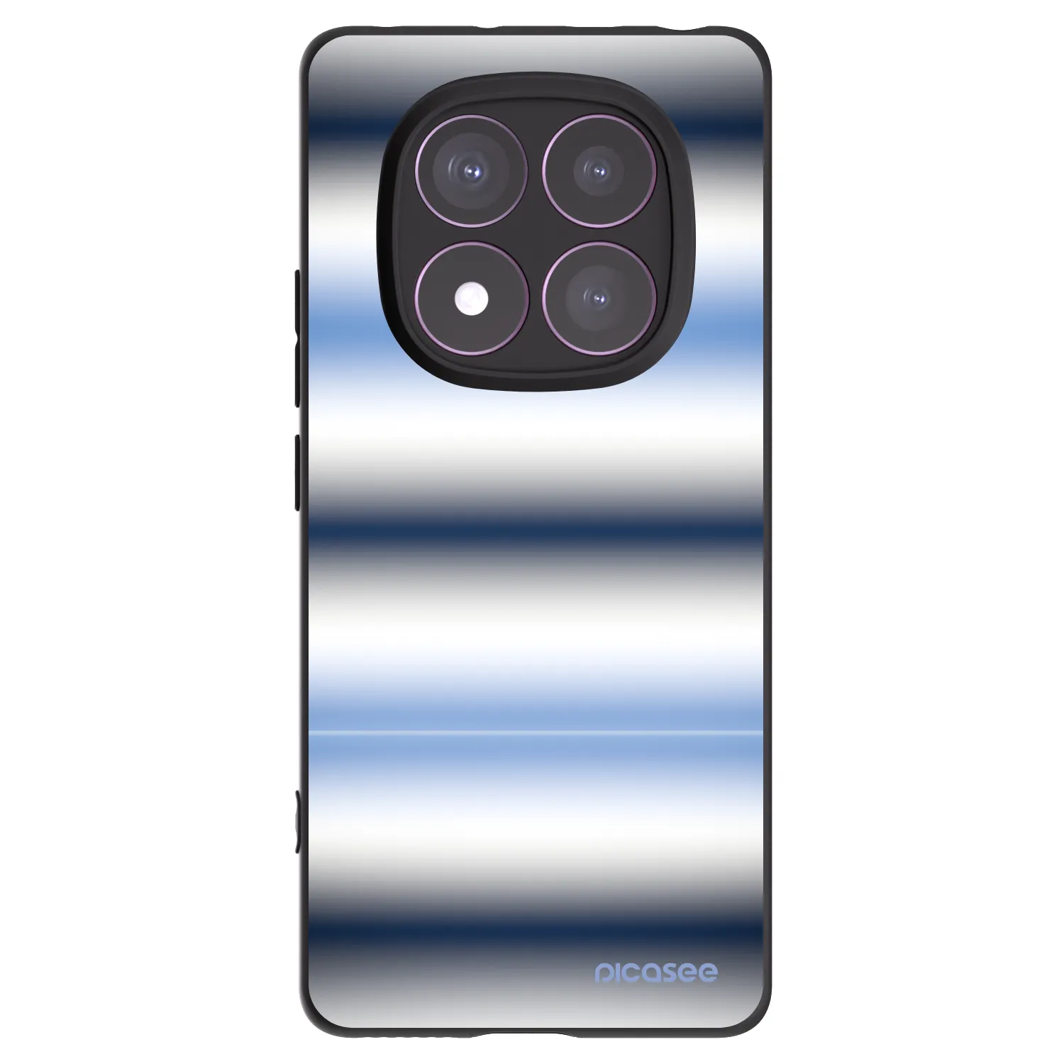 Picasee crna silikonska maskica za Xiaomi Redmi Note 14 Pro 4G - Static Lines