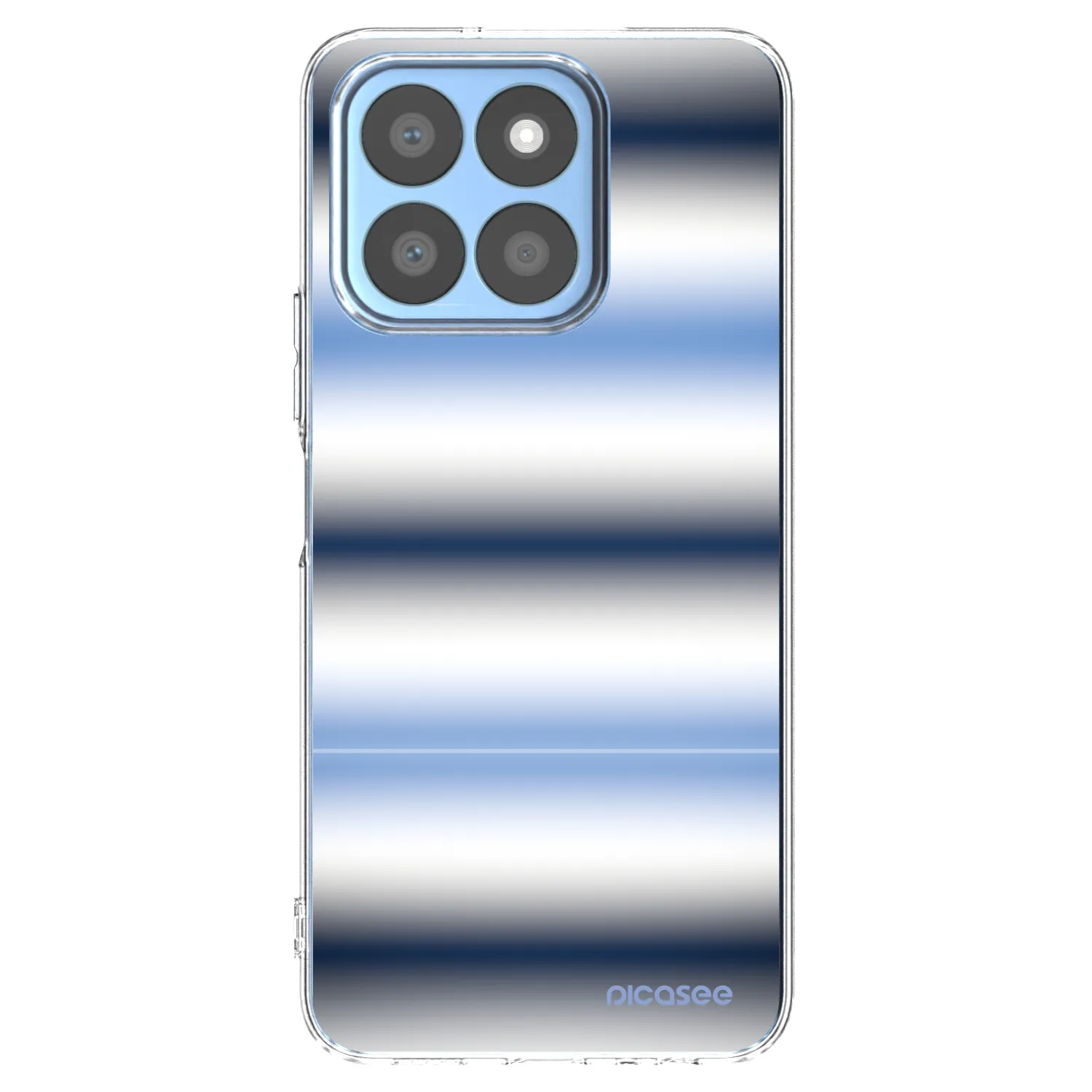 Picasee silikonska prozirna maskica za Honor X8c - Static Lines