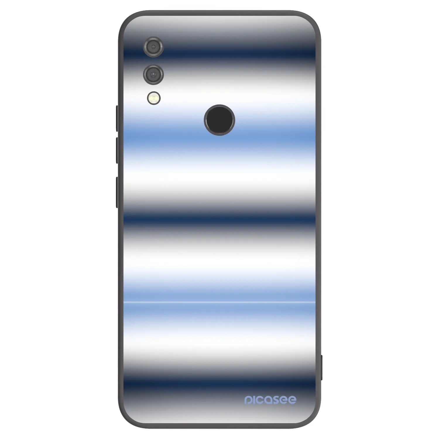 Picasee crna silikonska maskica za Xiaomi Redmi Note 7 - Static Lines