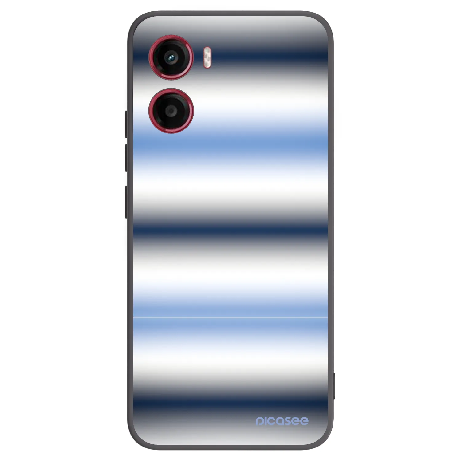 Picasee crna silikonska maskica za Motorola Moto G05 - Static Lines