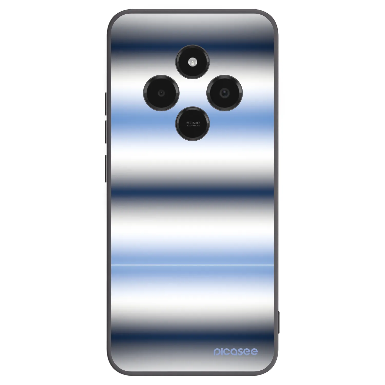 Picasee crna silikonska maskica za Xiaomi Poco C75 - Static Lines